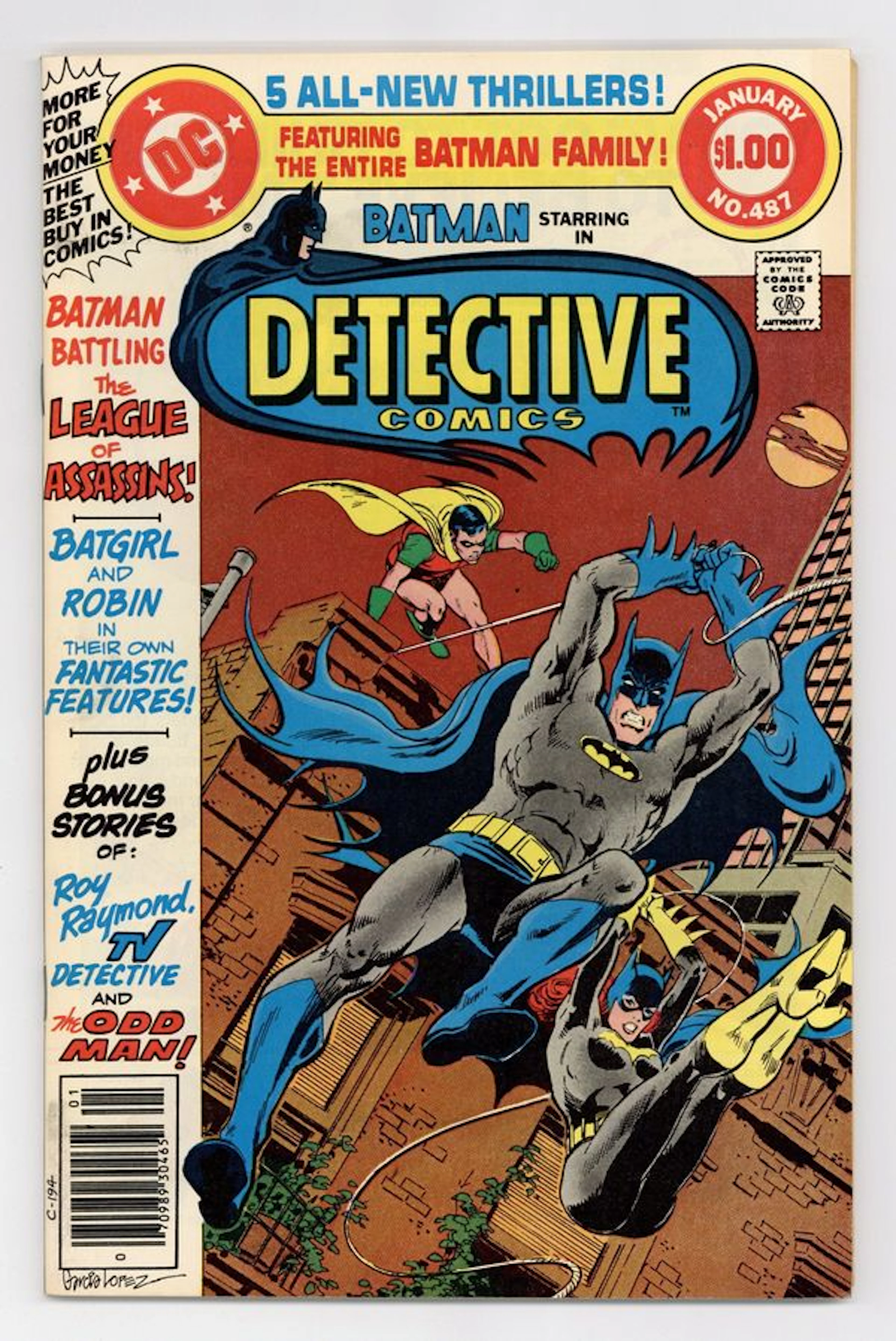 Detective Comics (1937 1st Series) 487 FN- 5.5