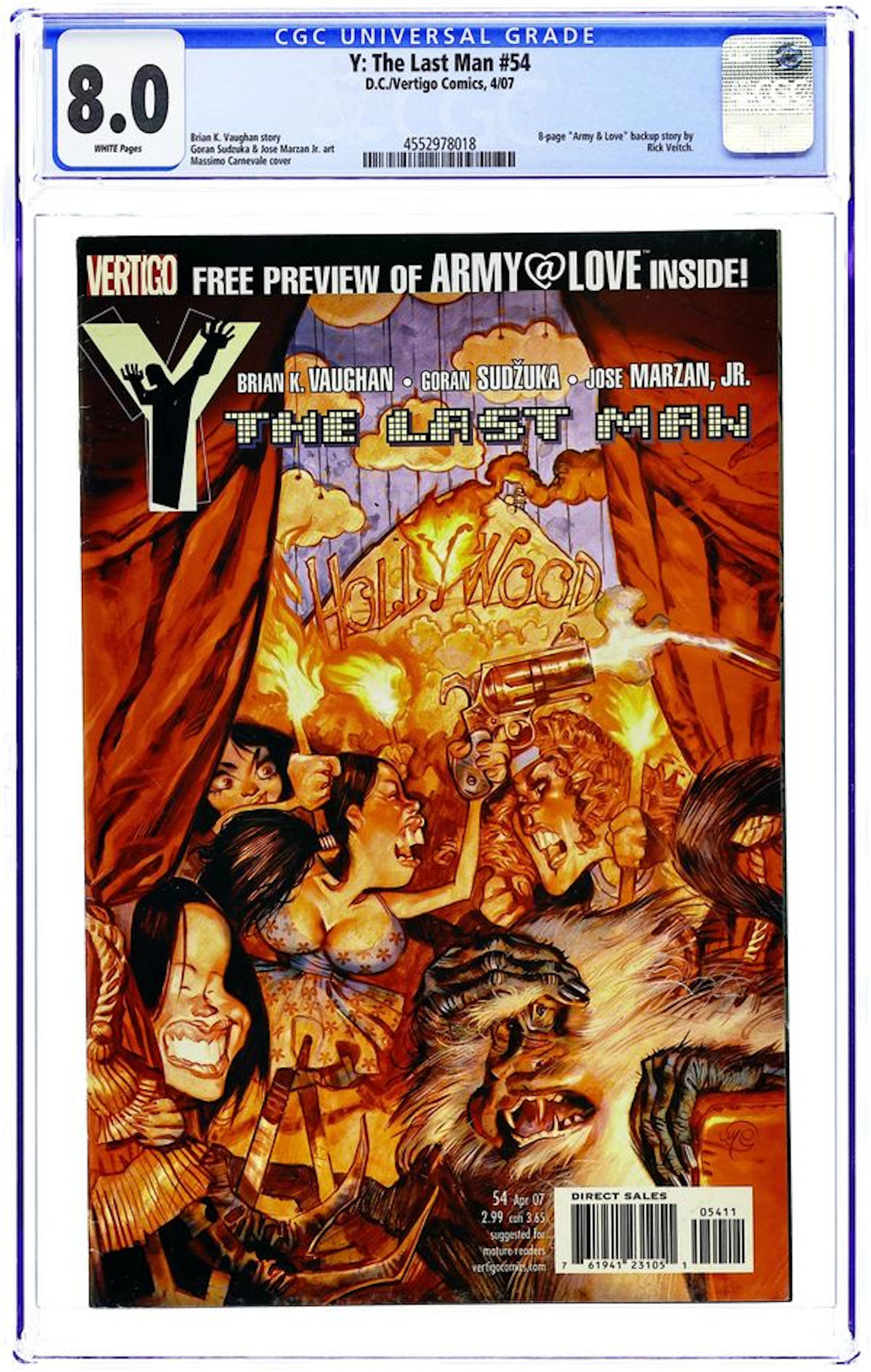 Y the Last Man (2002) 54 CGC 8.0