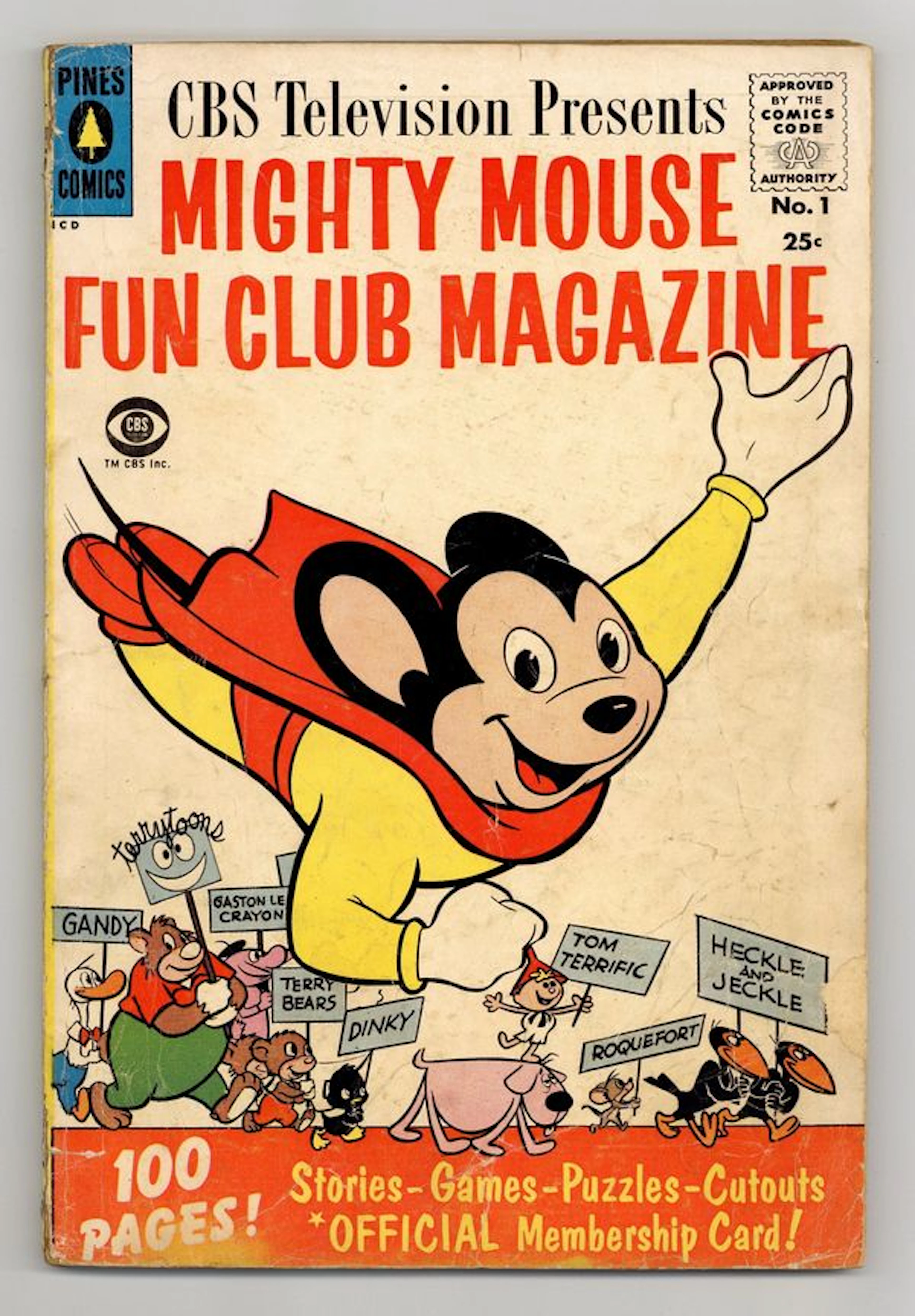 Mighty Mouse Fun Club Magazine (1957) 1 GD 2.0 (R)