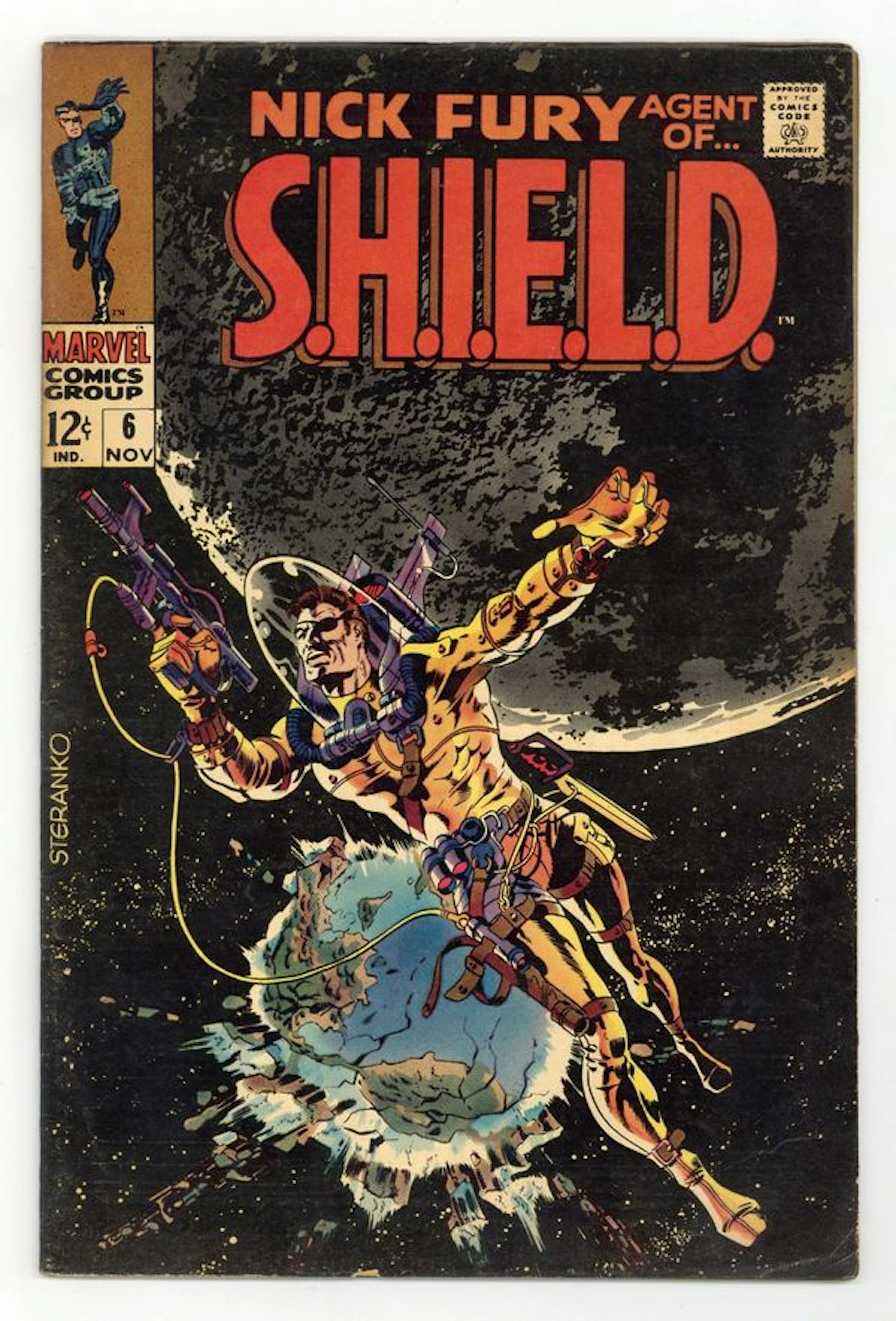 Nick Fury Agent of SHIELD (1968 1st Series) 6 GD 2.0