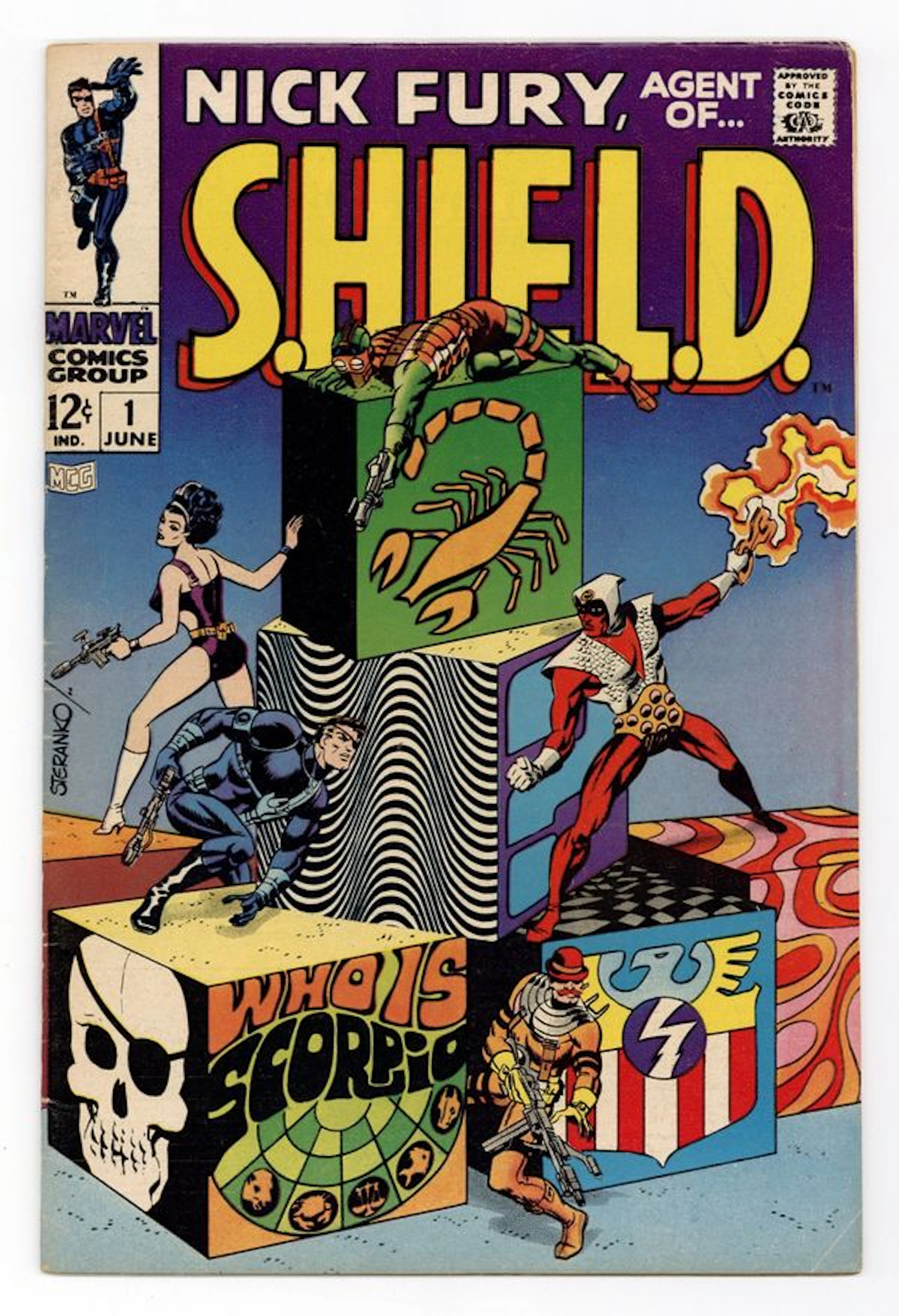 Nick Fury Agent of SHIELD (1968 1st Series) 1 VG+ 4.5