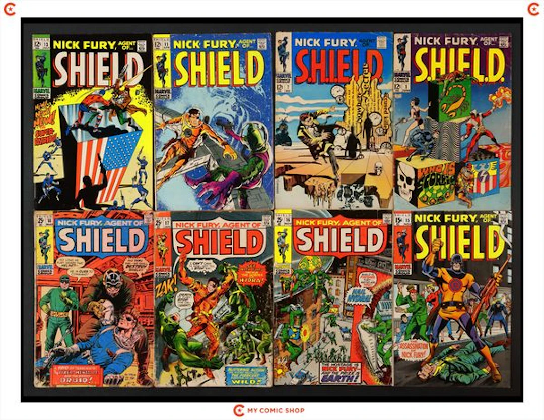 Nick Fury Agent of SHIELD Lot of 8