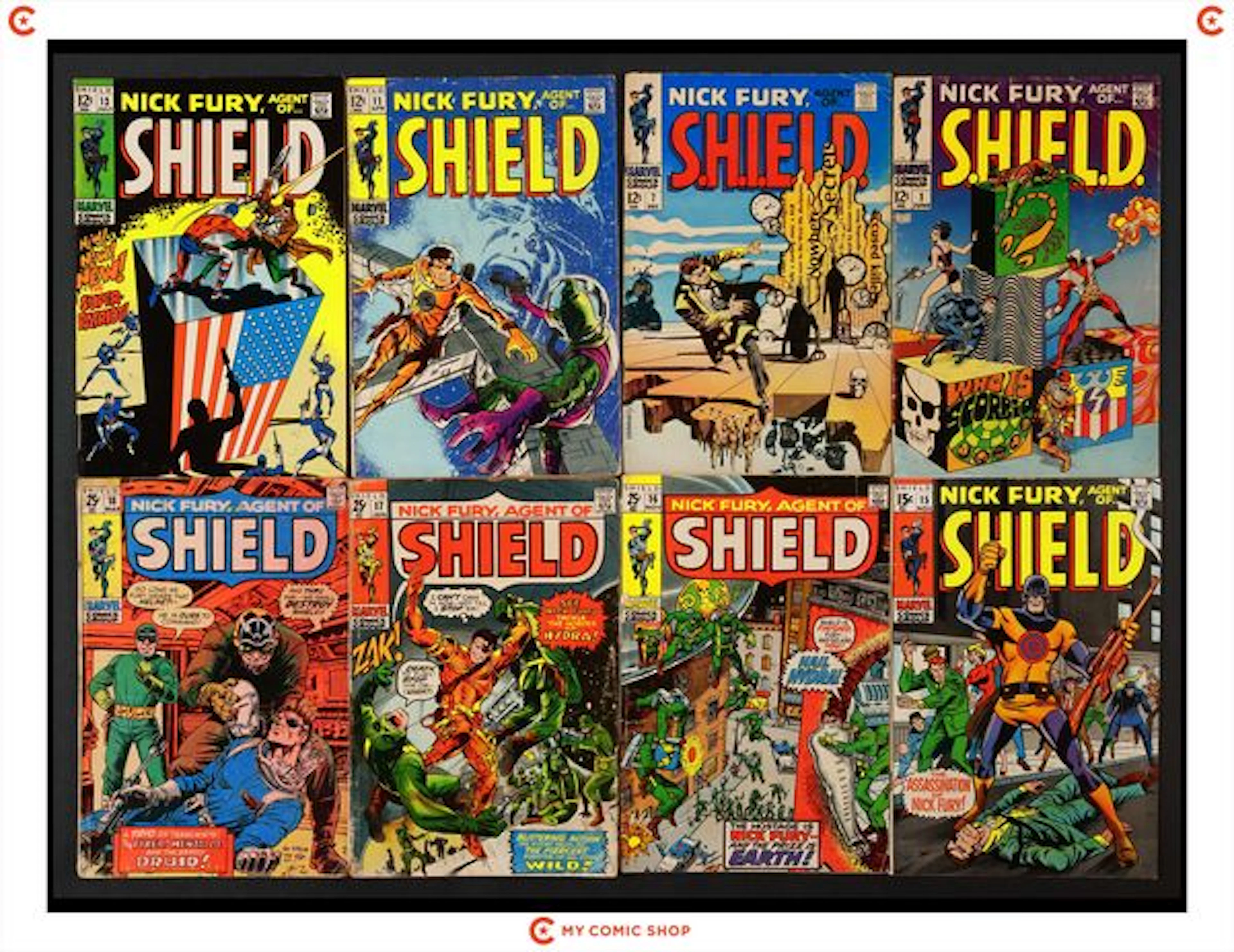 Nick Fury Agent of SHIELD Lot of 8