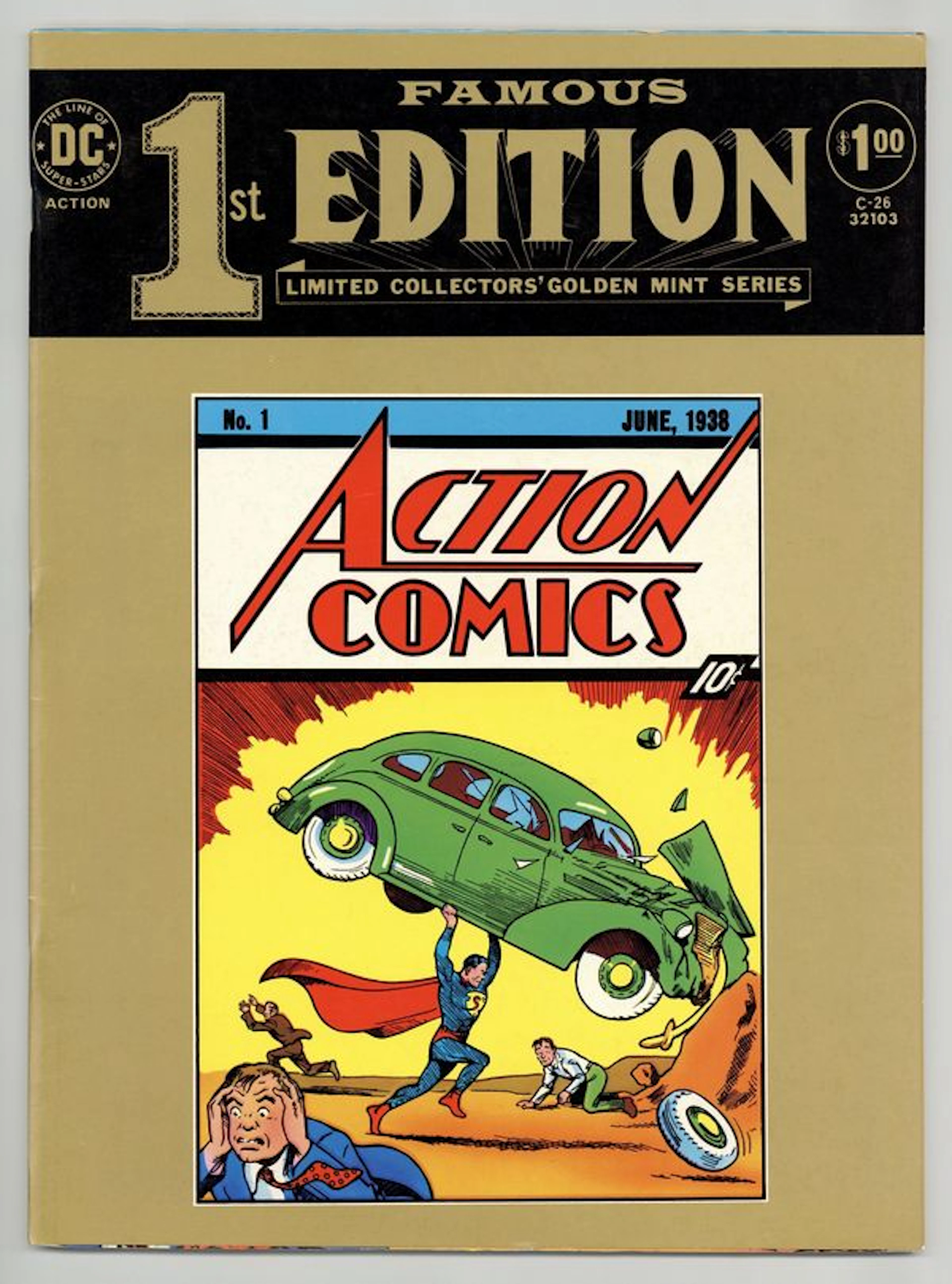 Famous First Edition Action Comics (1974 DC Treasury) C.26SOFTCOVER FN 6.0