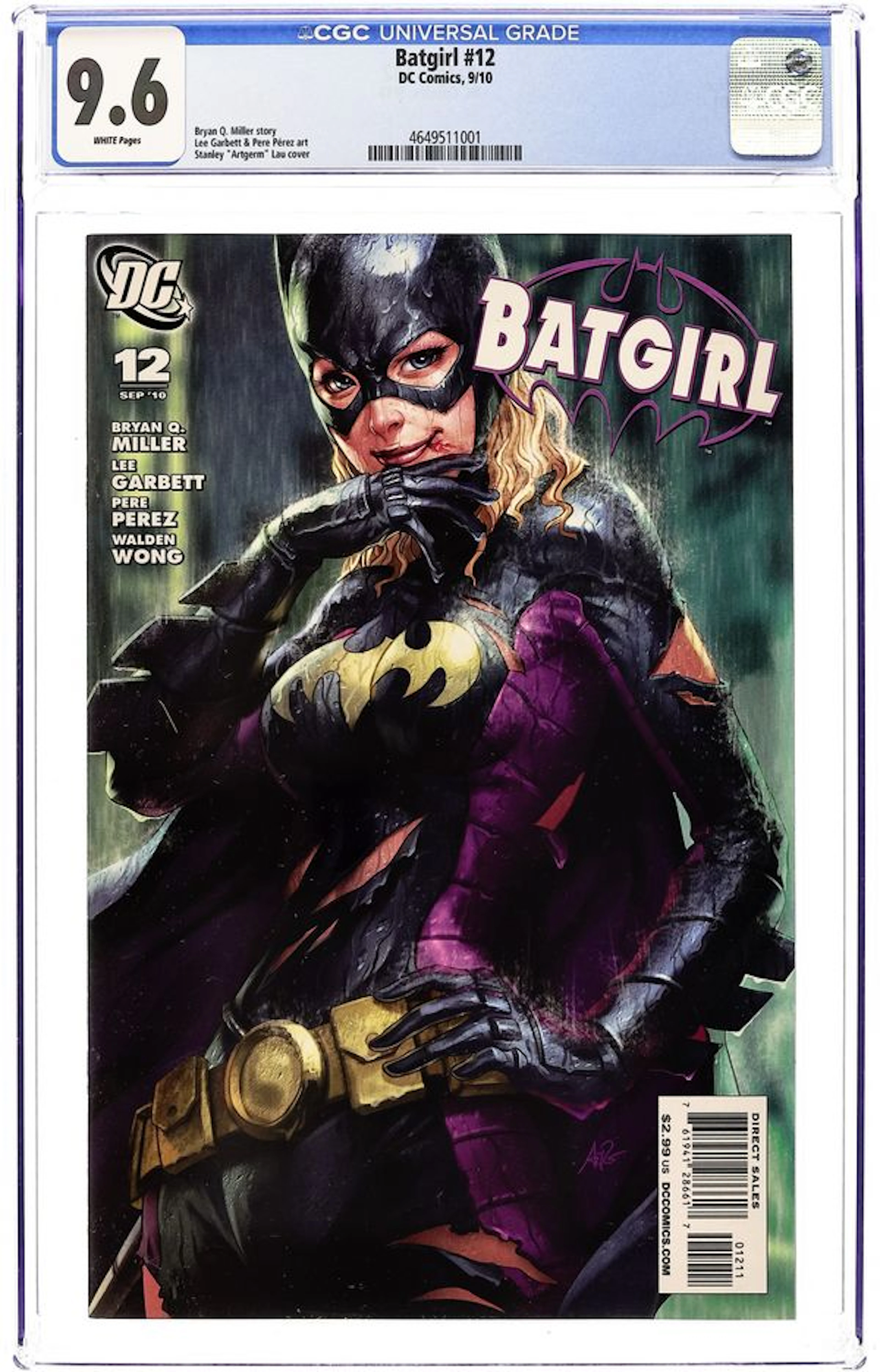 Batgirl (2009 3rd Series) 12 CGC 9.6