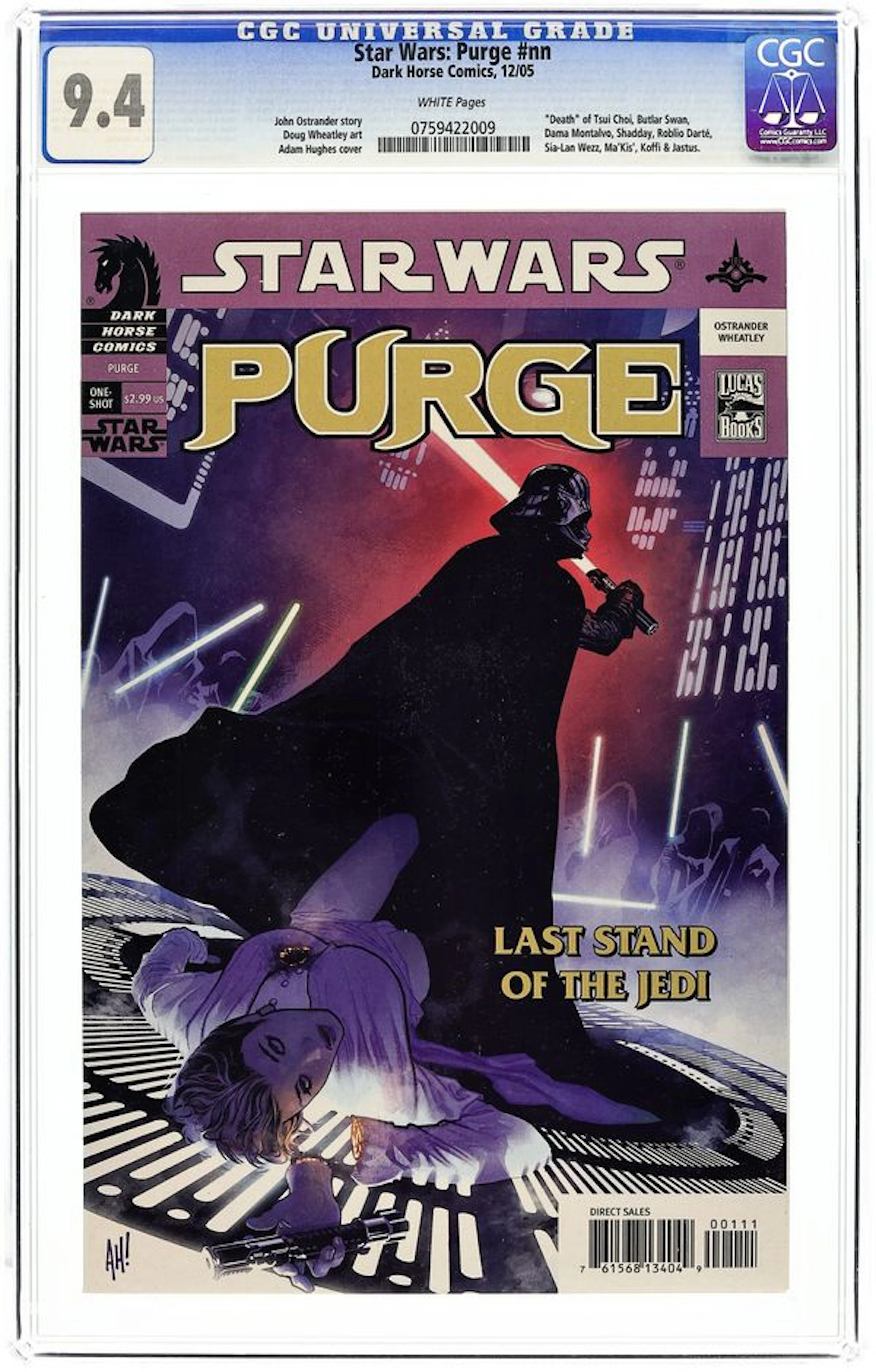 Star Wars Purge (2006) 0 CGC 9.4