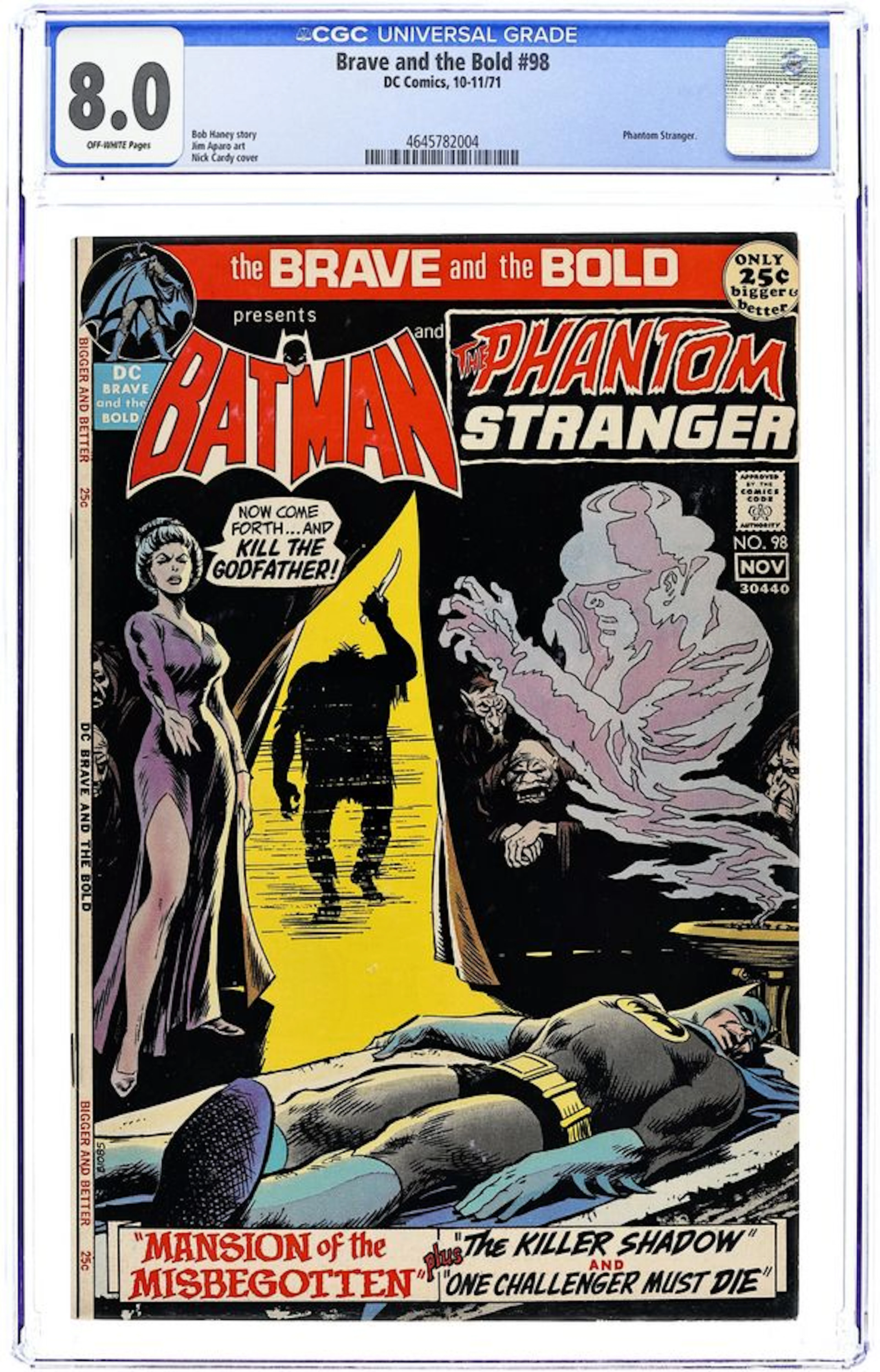 Brave and the Bold (1955 1st Series DC) 98 CGC 8.0