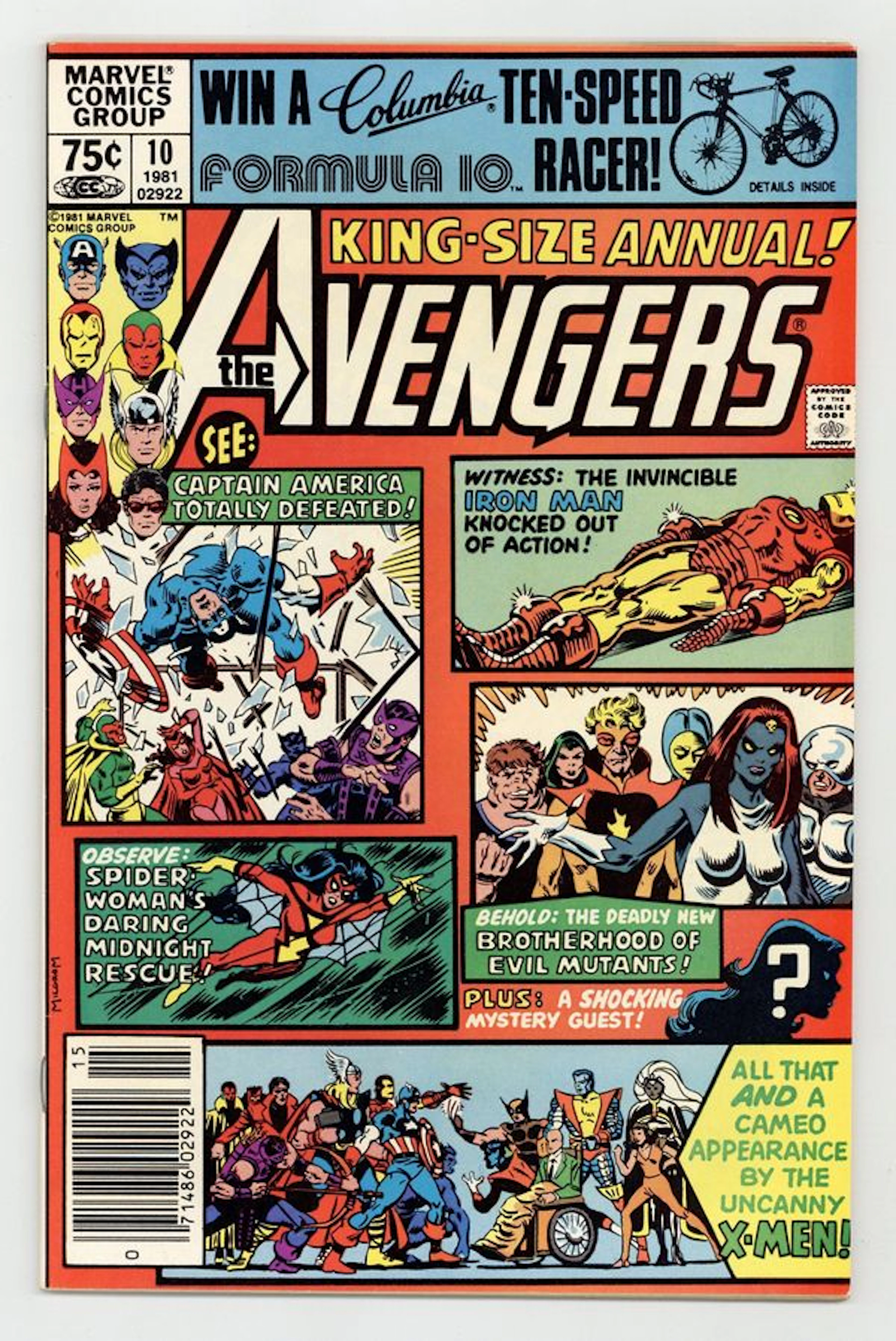 Avengers (1963 1st Series) Annual 10N FN 6.0