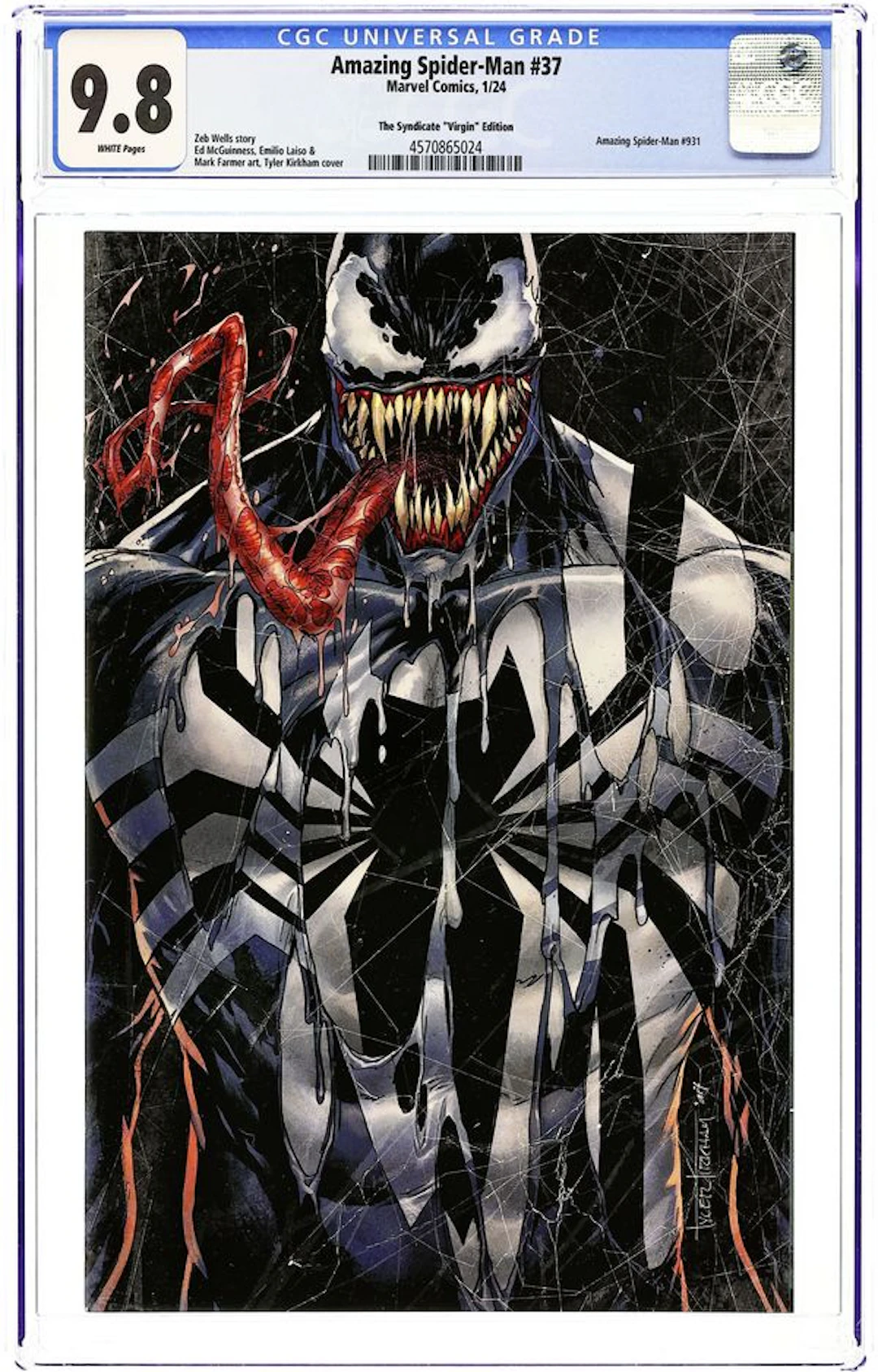 Amazing Spider-Man (2022 7th Series) 37SYNDICATE.B CGC 9.8