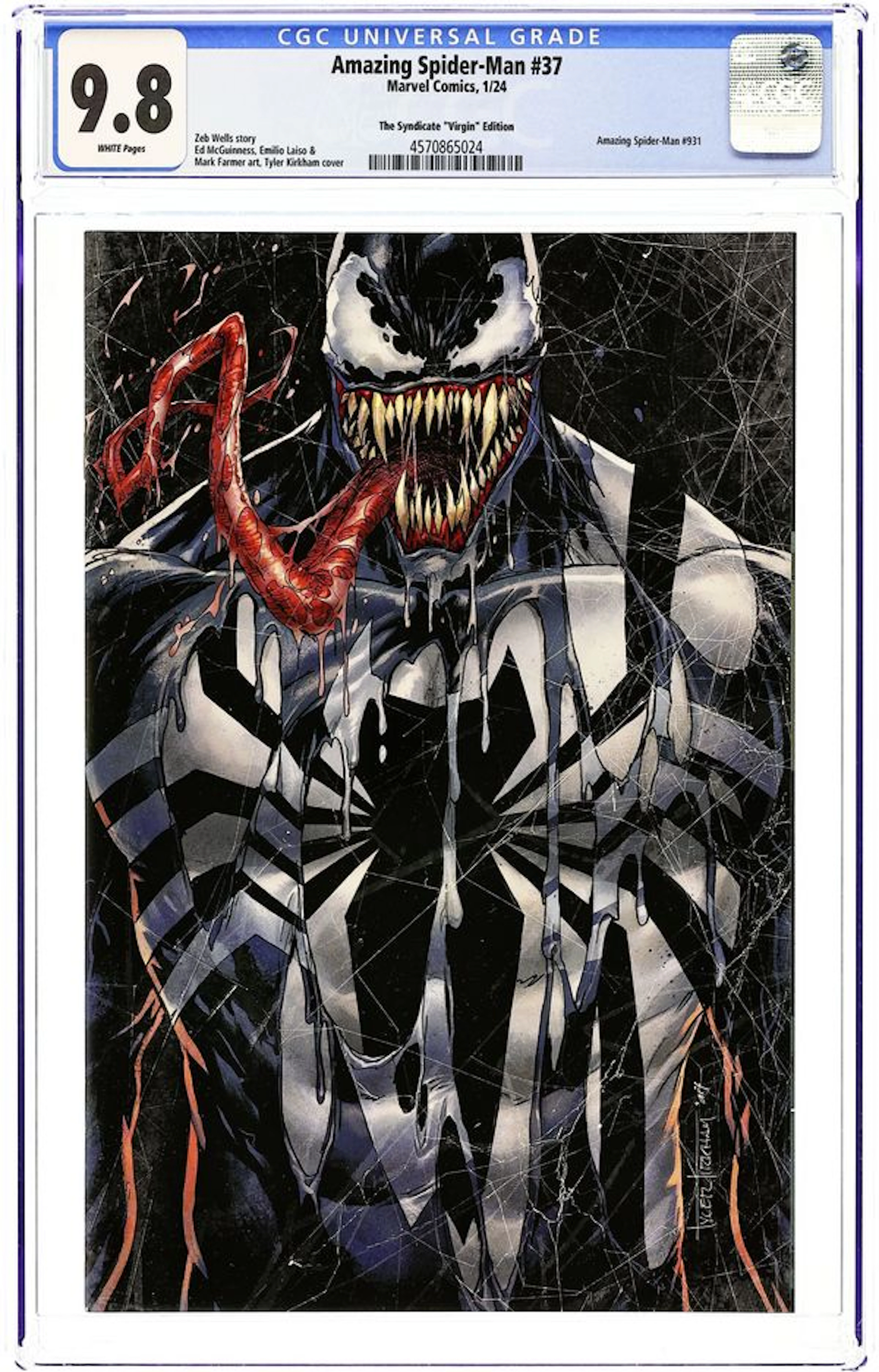 Amazing Spider-Man (2022 7th Series) 37SYNDICATE.B CGC 9.8