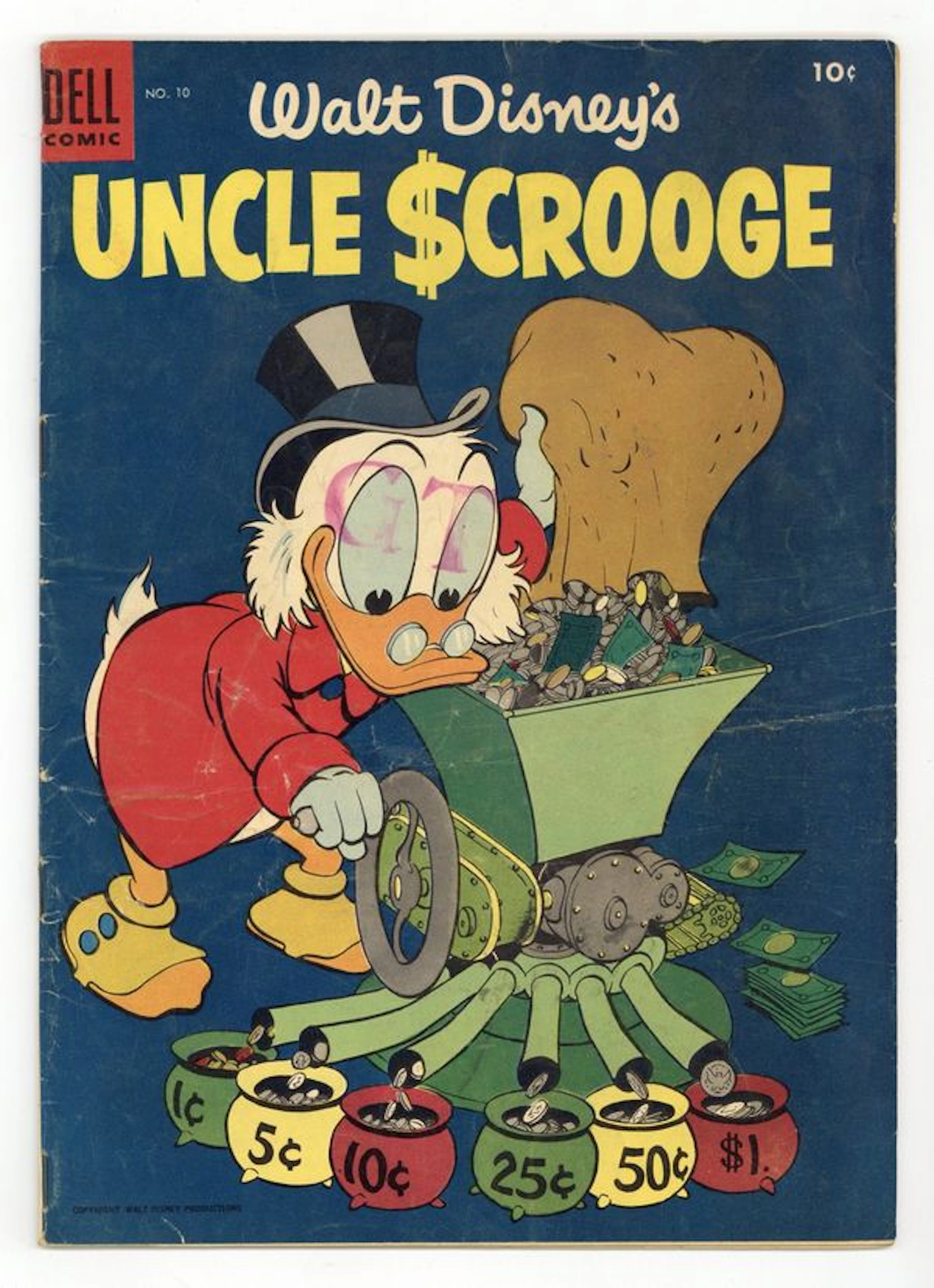 Uncle Scrooge (1954-2008 Dell/Gold Key/Gladstone/Gemstone) 10 GD/VG 3.0