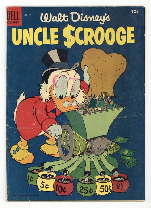 Uncle Scrooge (1954-2008 Dell/Gold Key/Gladstone/Gemstone) 10 GD/VG 3.0