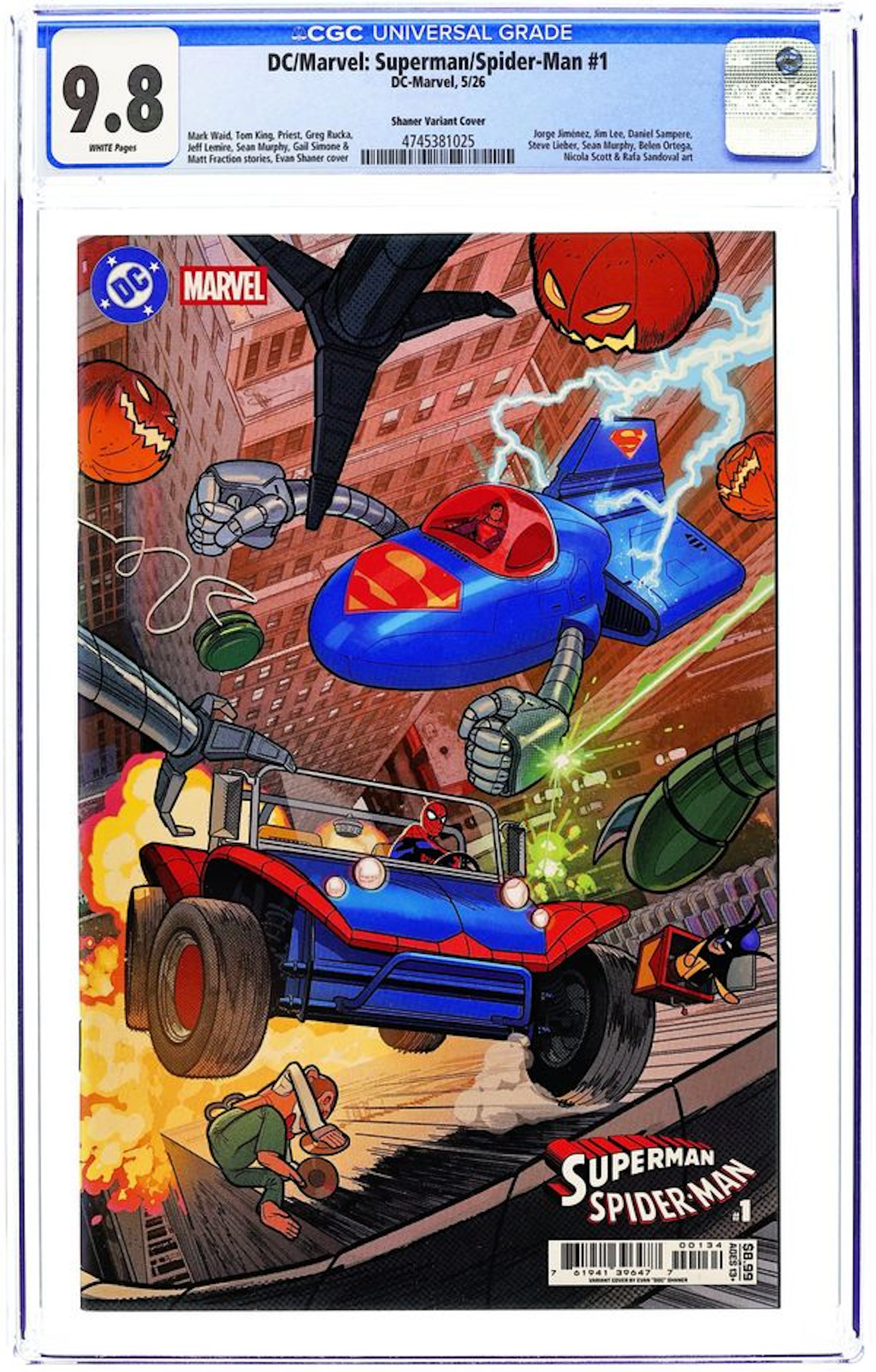 DC Marvel Superman Spider-Man (2026 DC) 1T CGC 9.8