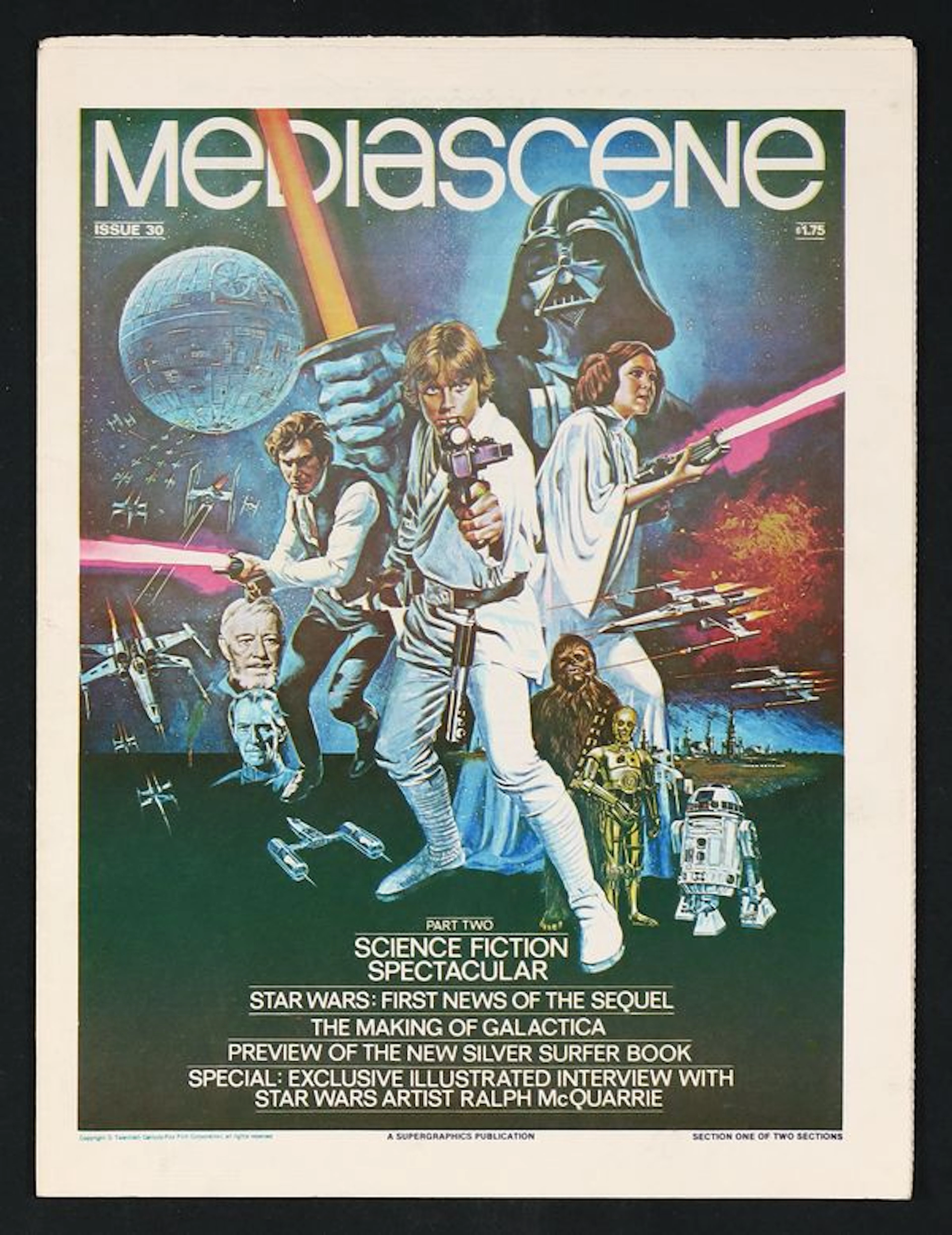 Mediascene (1973 Supergraphics) 30 FN+ 6.5