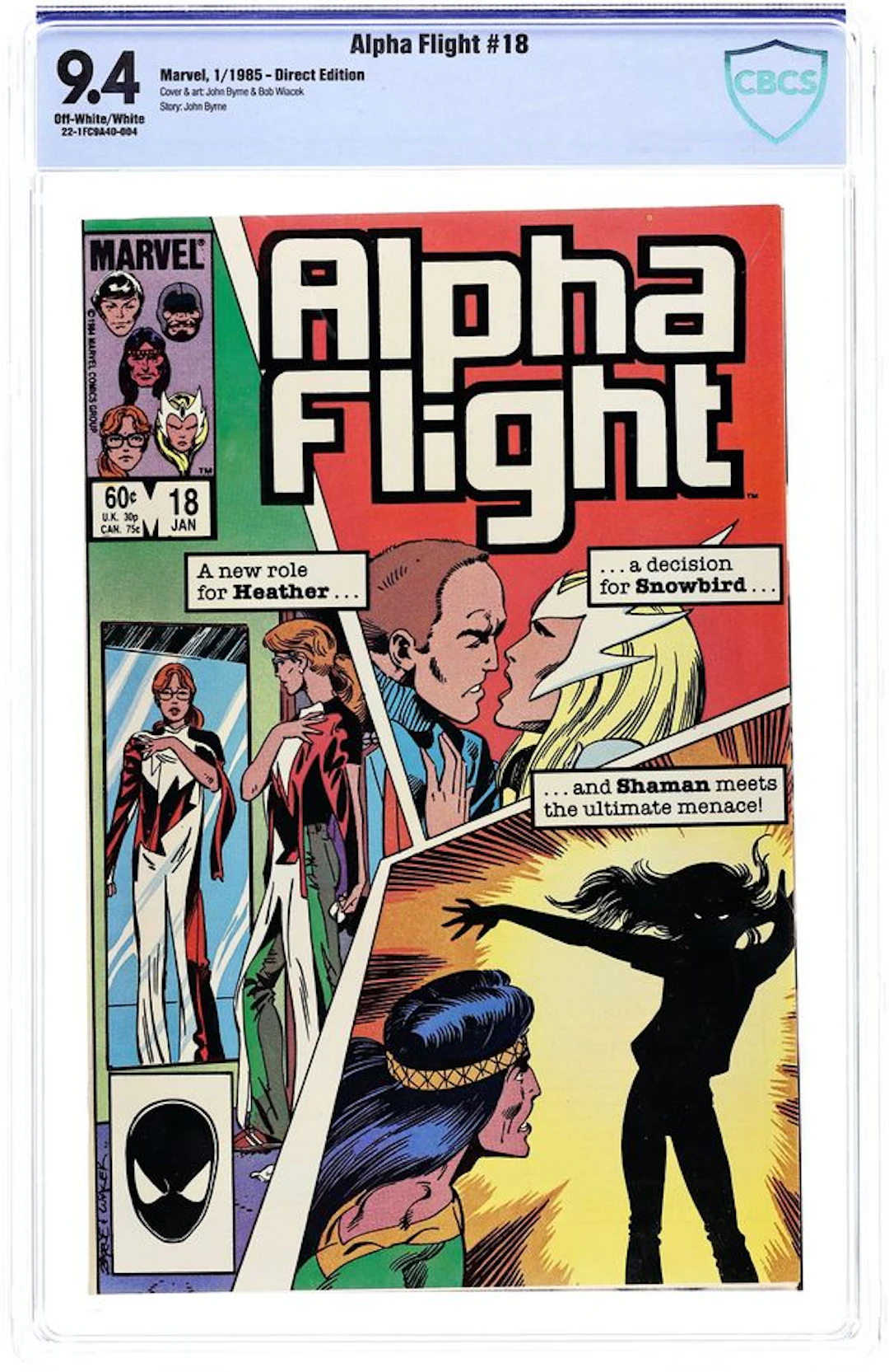 Alpha Flight (1983 1st Series) 18 CBCS 9.4