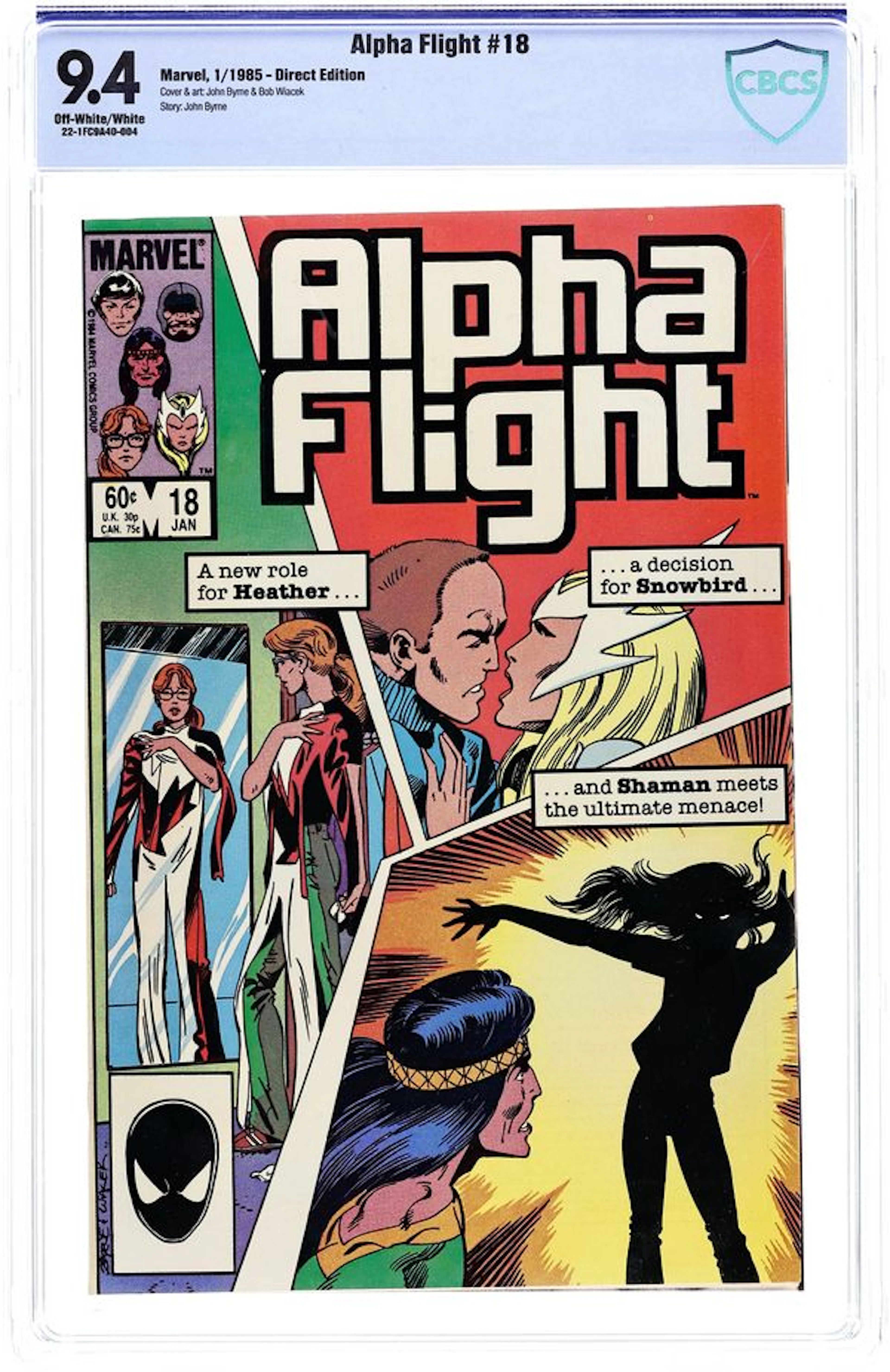 Alpha Flight (1983 1st Series) 18 CBCS 9.4