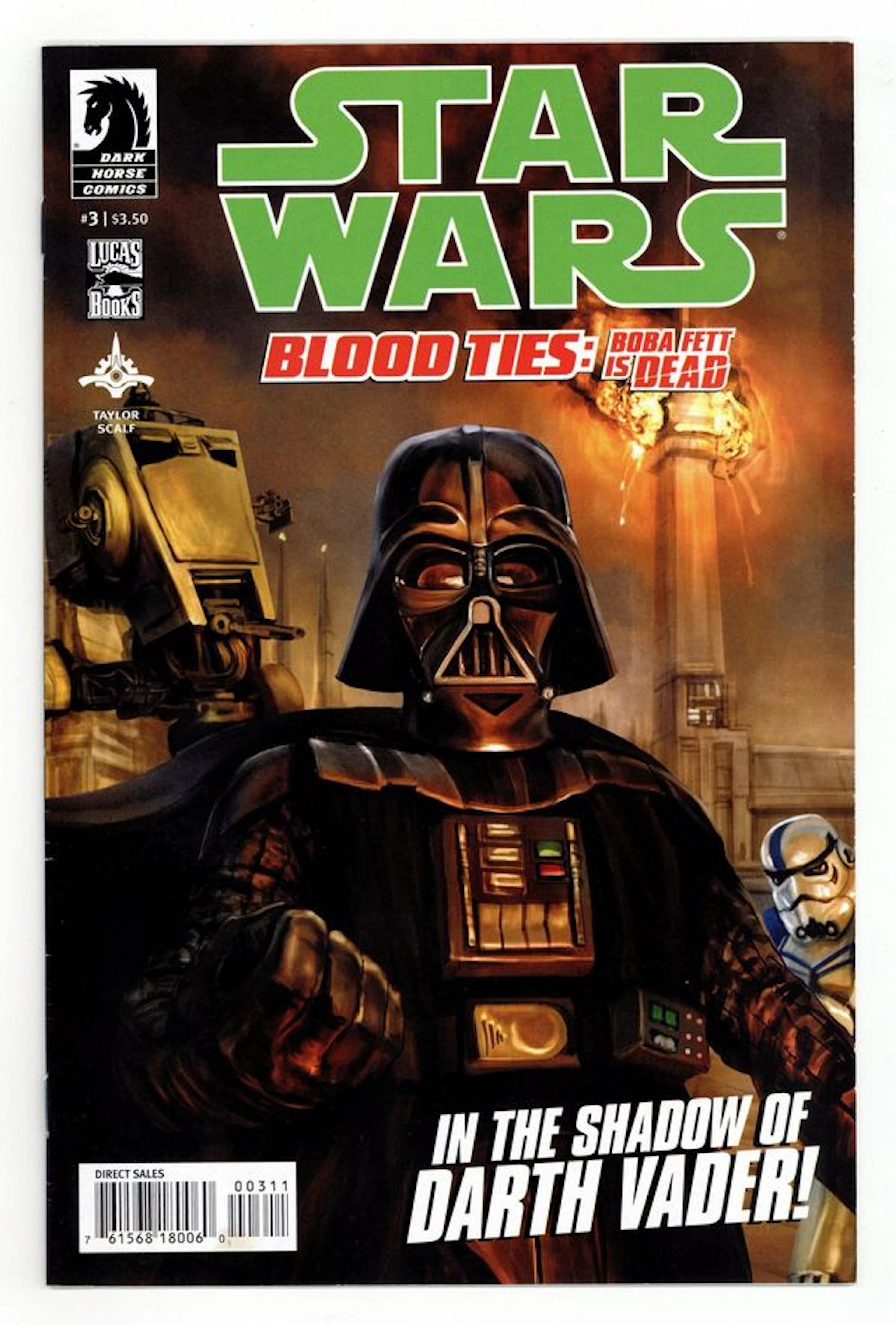 Star Wars Blood Ties Boba Fett Is Dead (2012) 3 VF- 7.5