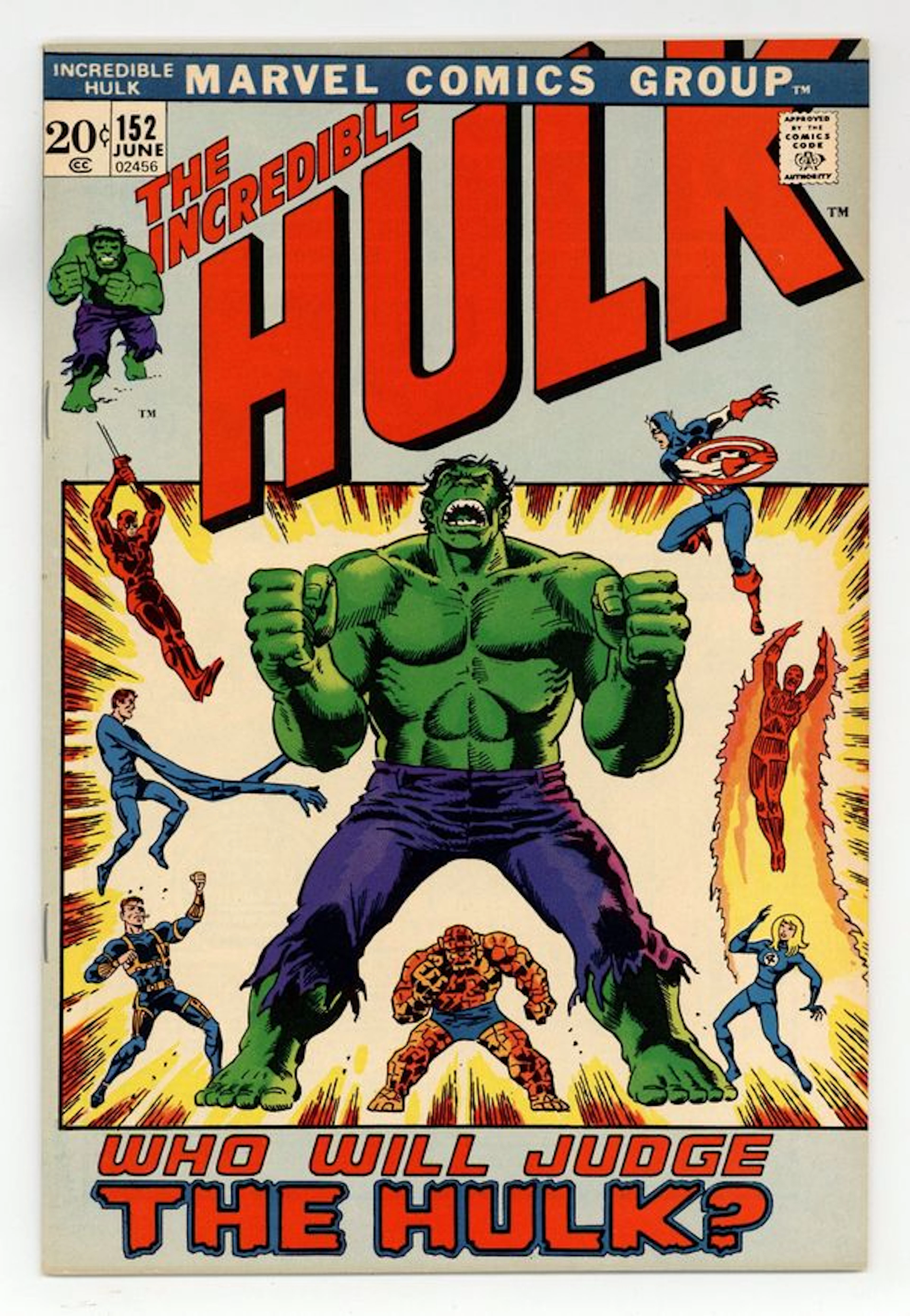 Incredible Hulk (1962 Marvel 1st Series) 152 FN- 5.5