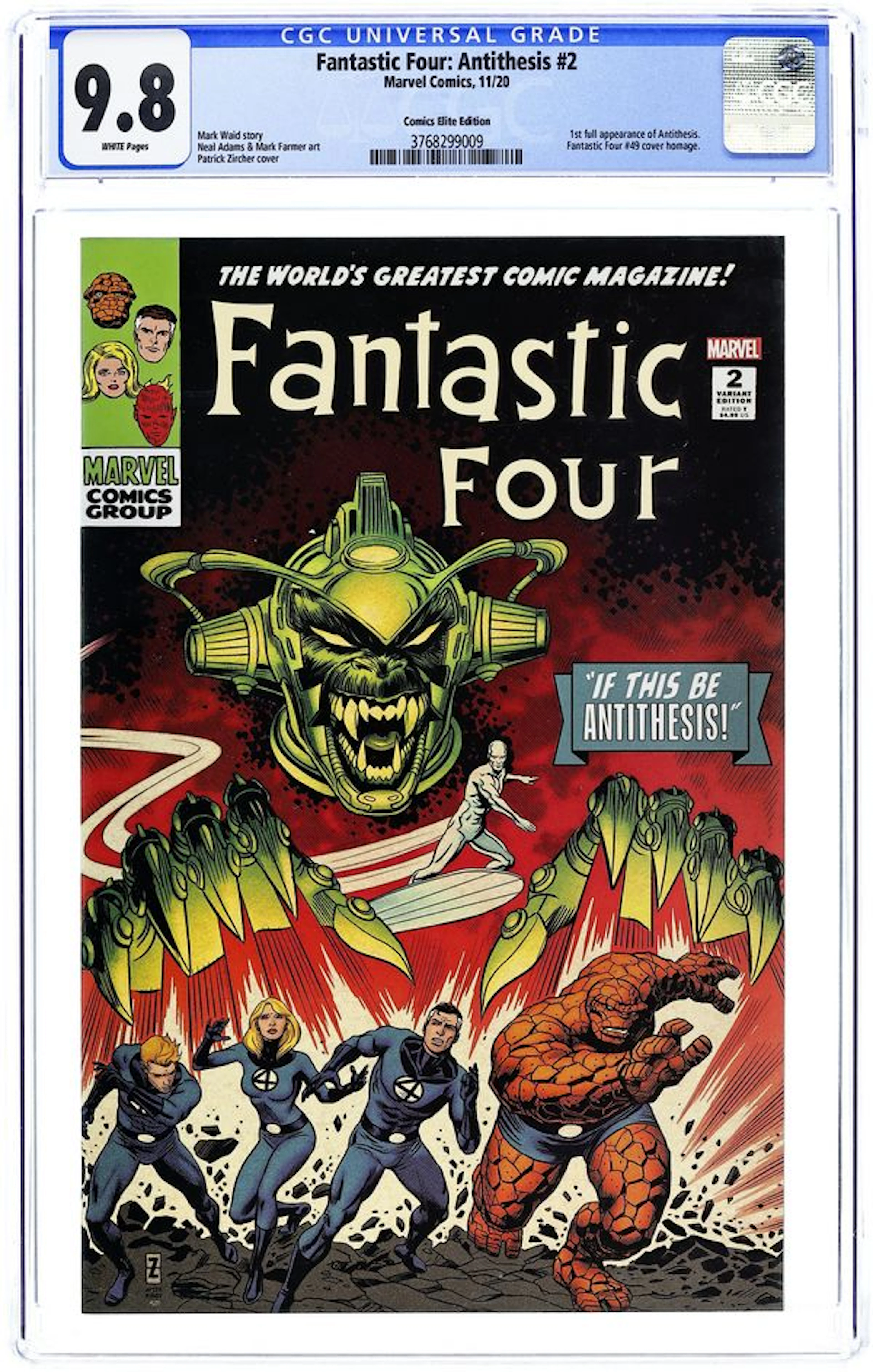 Fantastic Four Antithesis (2020 Marvel) 2COMICSELITE.A CGC 9.8