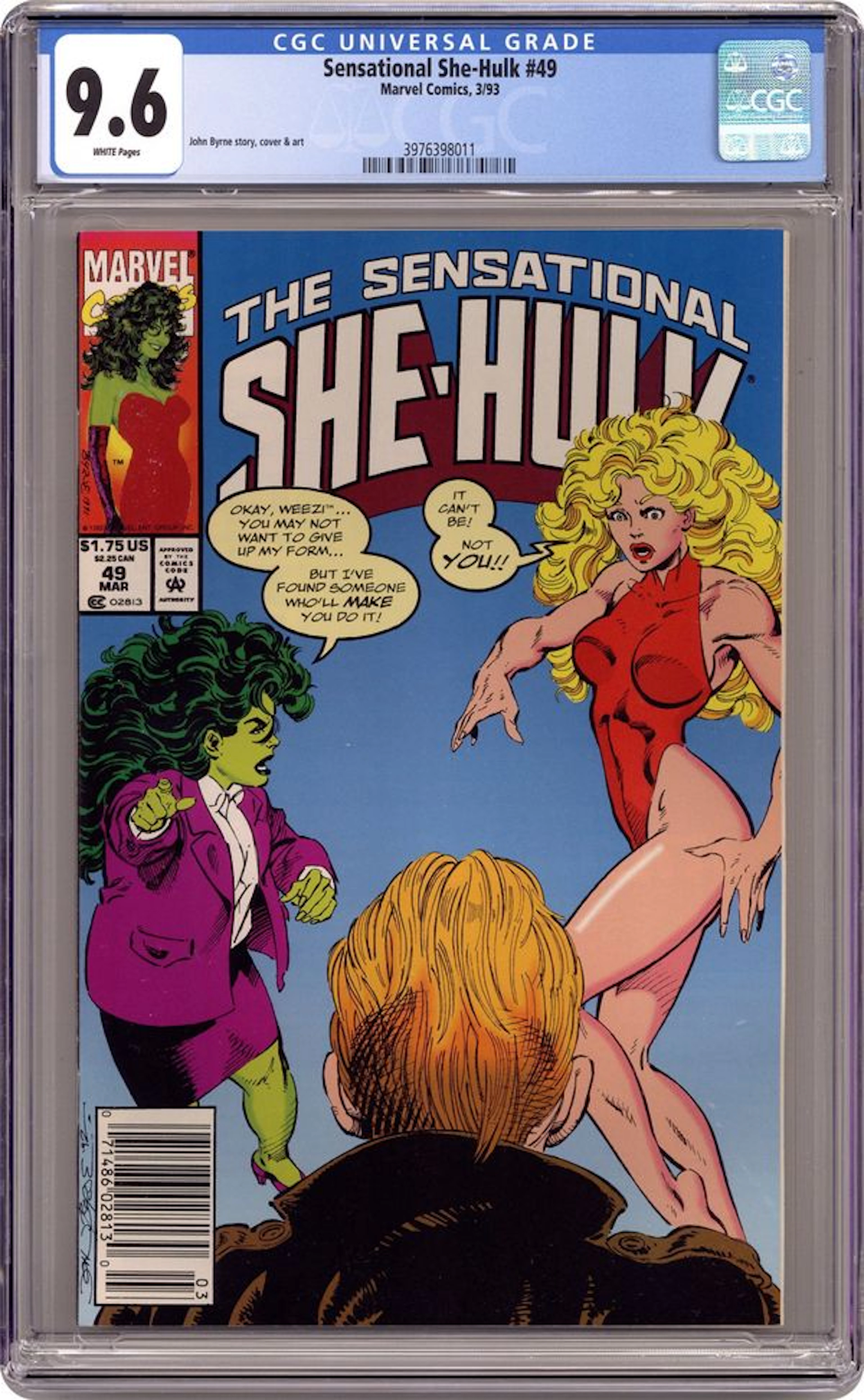 Sensational She-Hulk (1989) 49 CGC 9.6