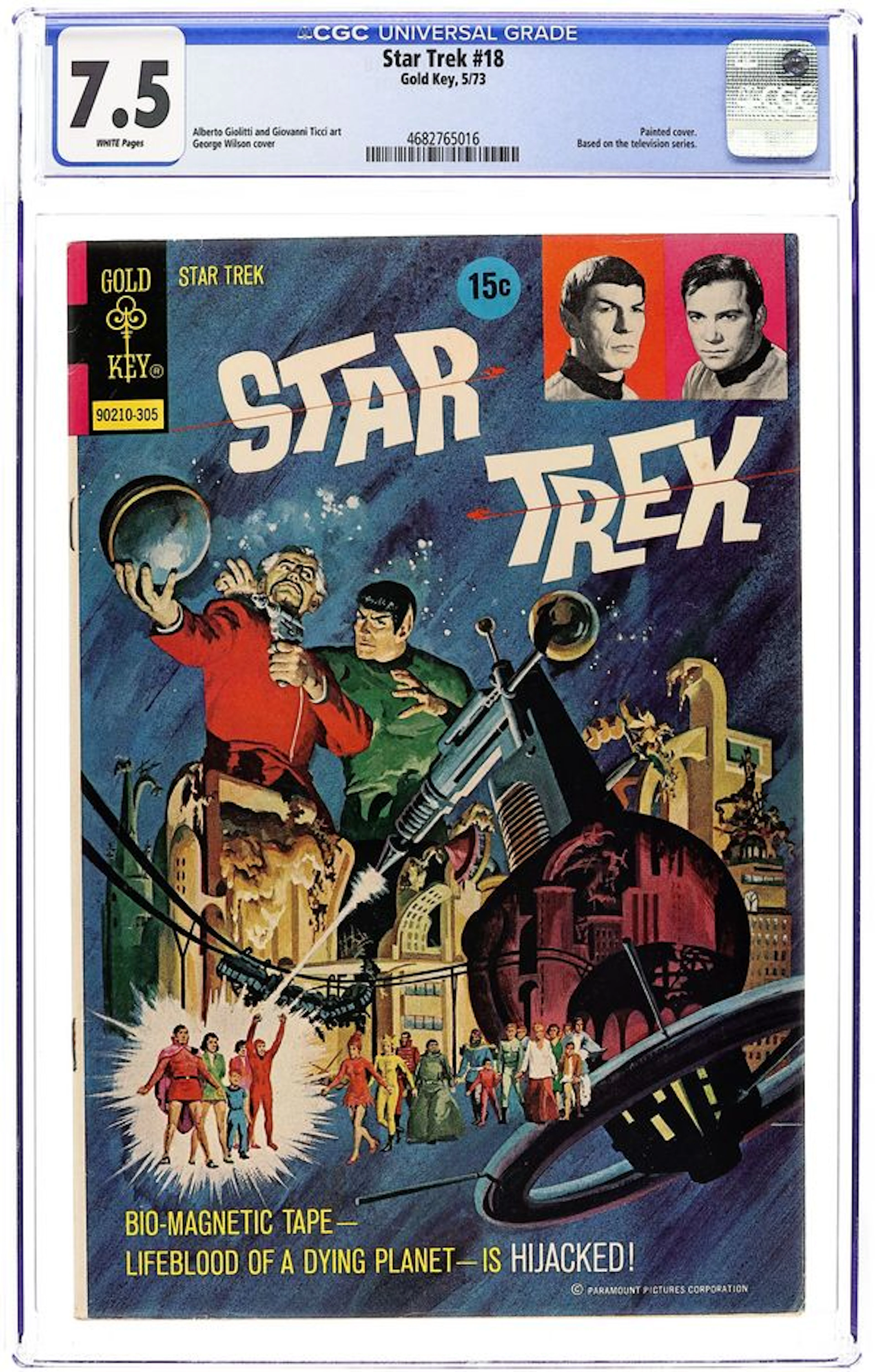 Star Trek (1967 Gold Key) 18-15C CGC 7.5