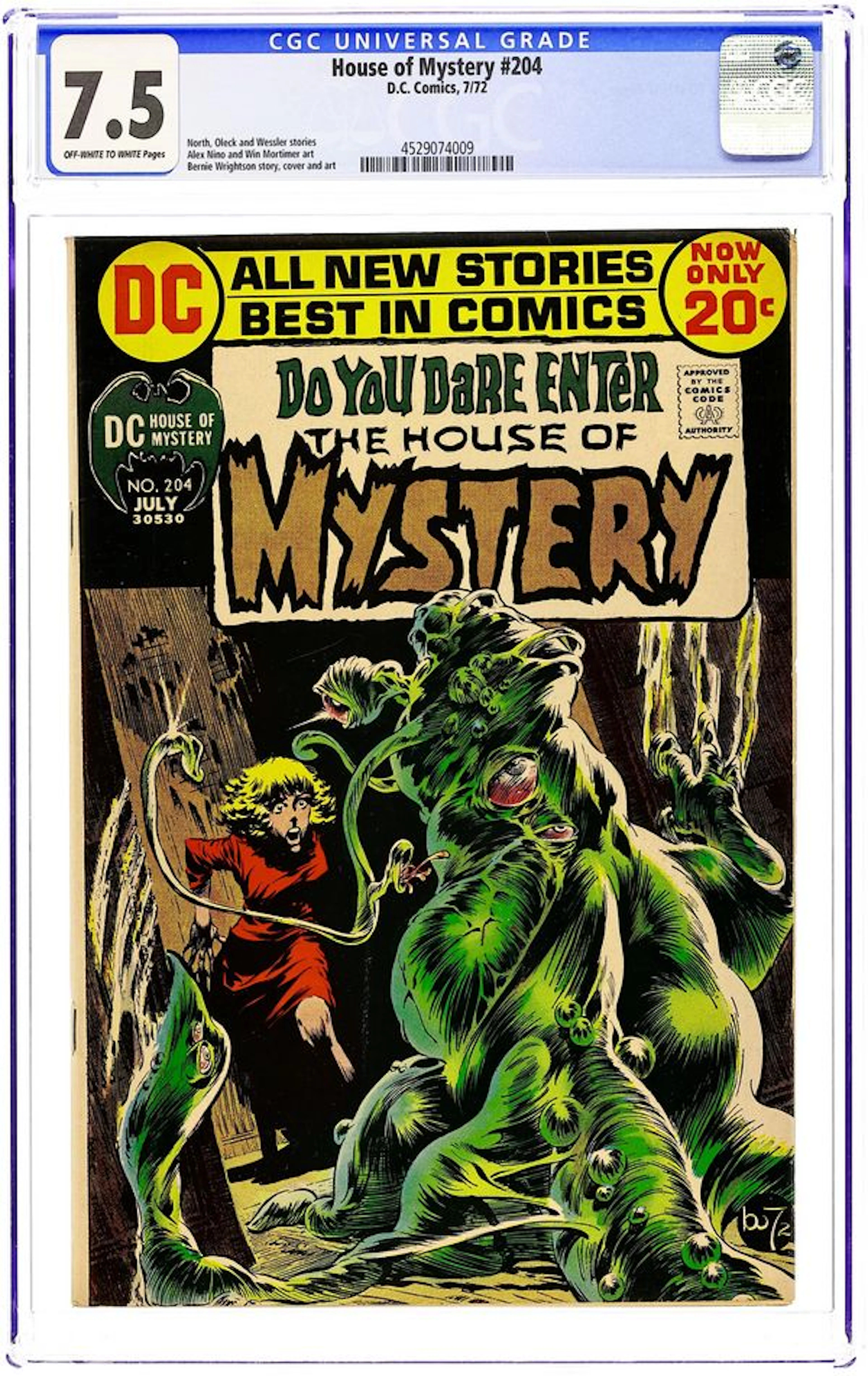 House of Mystery (1951-1983 1st Series) 204 CGC 7.5