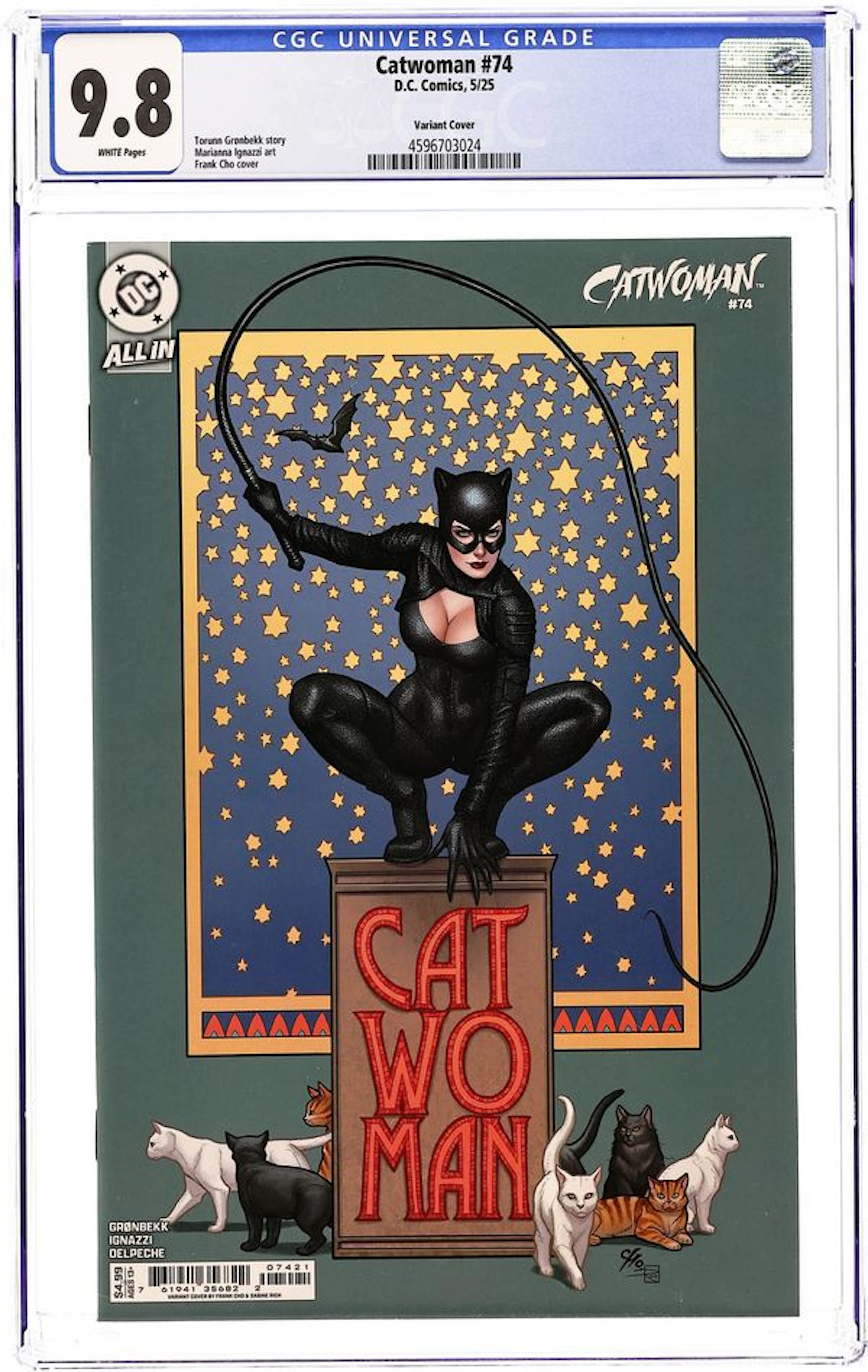 Catwoman (2018 DC) 74B CGC 9.8