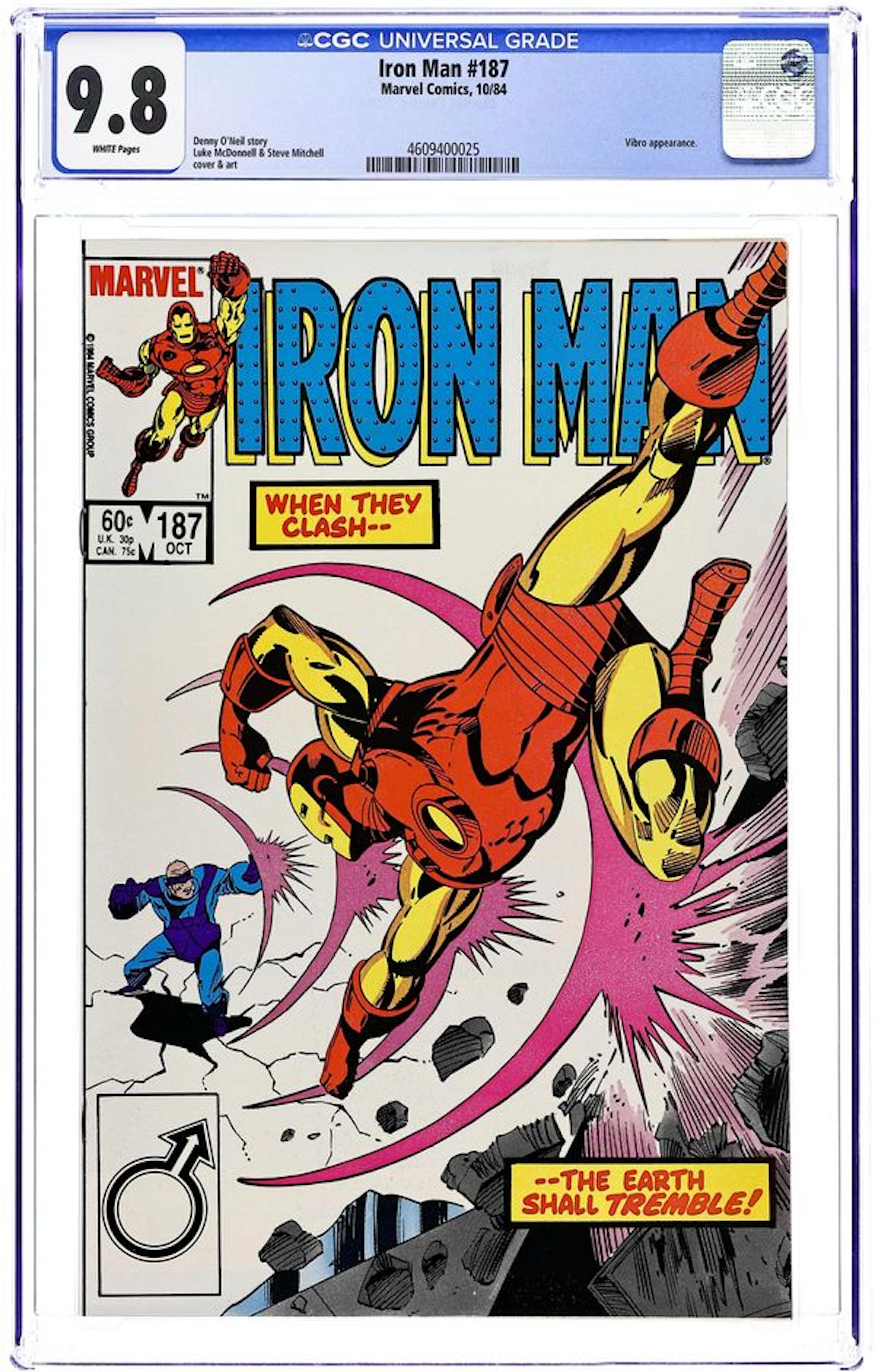 Iron Man (1968 1st Series) 187 CGC 9.8