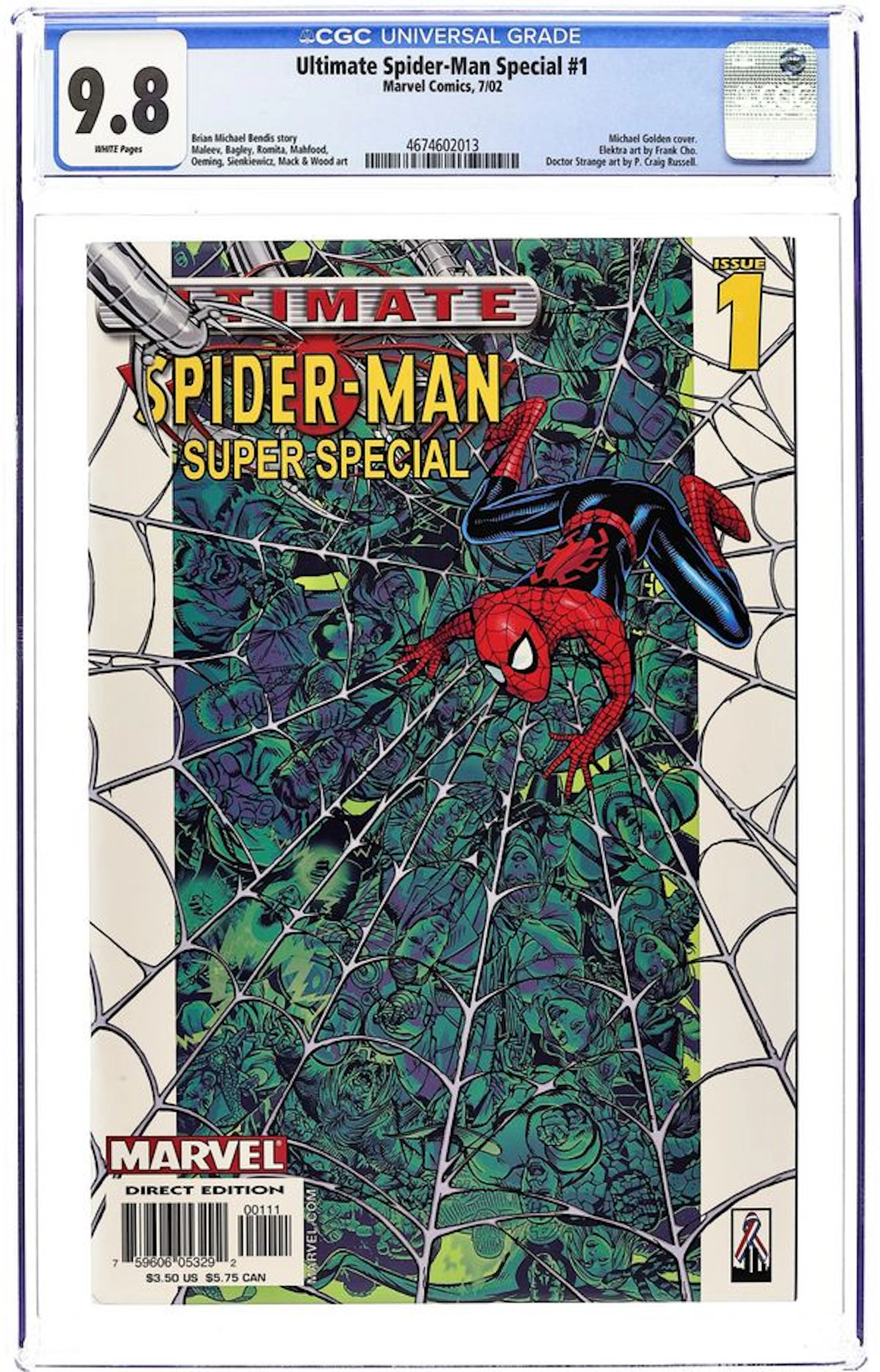 Ultimate Spider-Man Super Special (2002) 1 CGC 9.8