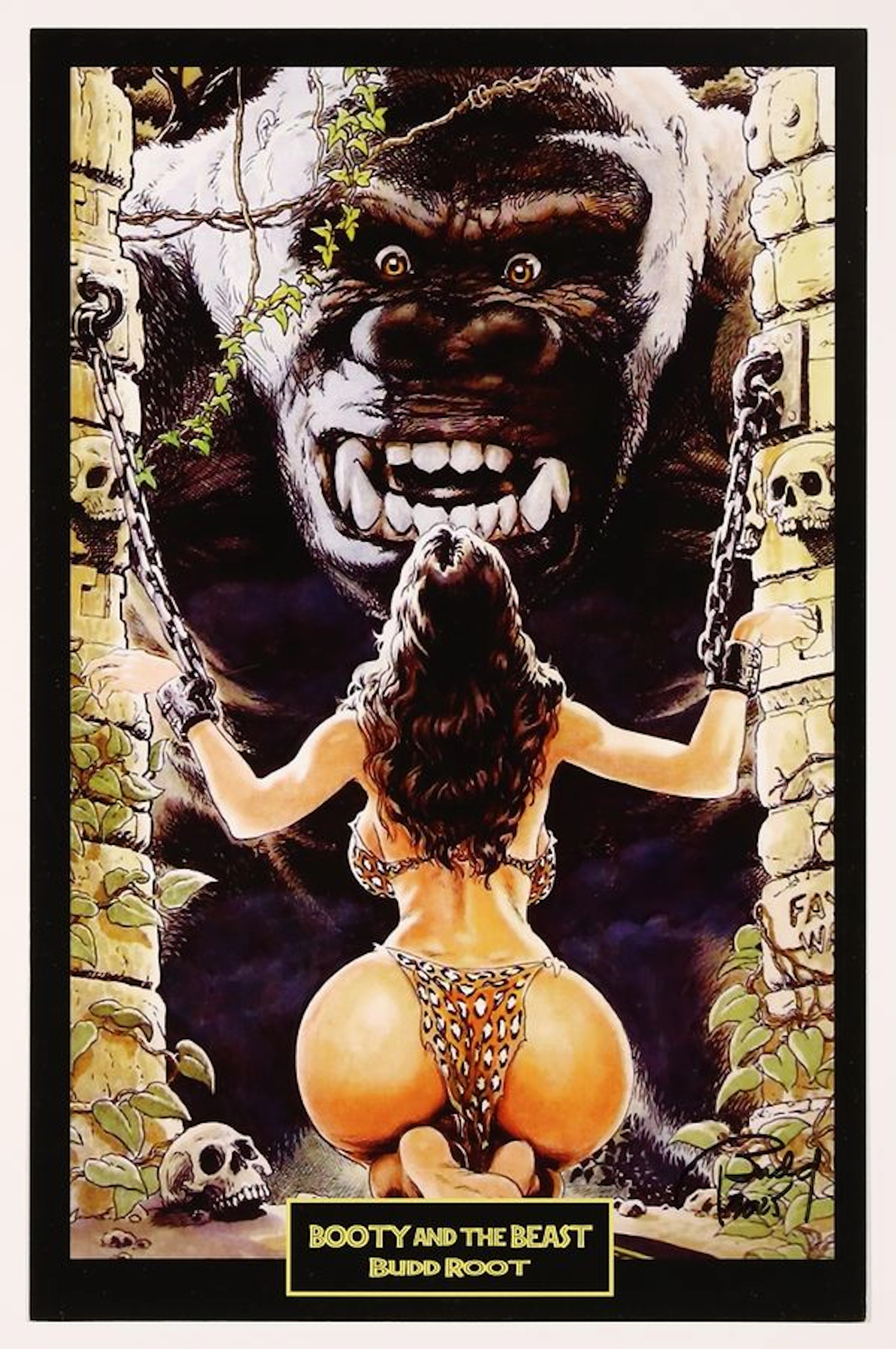 Booty and the Beast Print by Budd Root