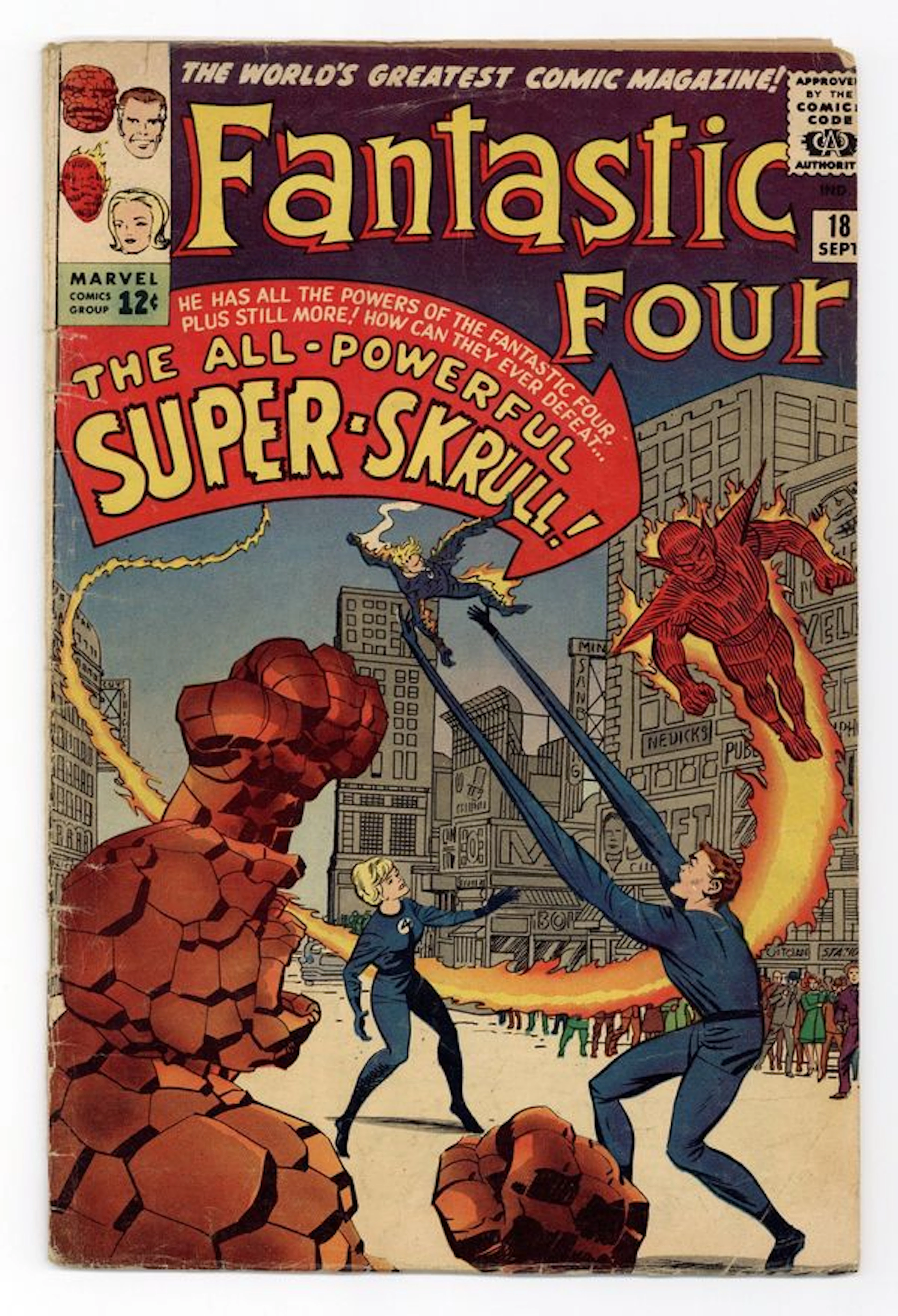 Fantastic Four (1961 1st Series) 18 GD/VG 3.0