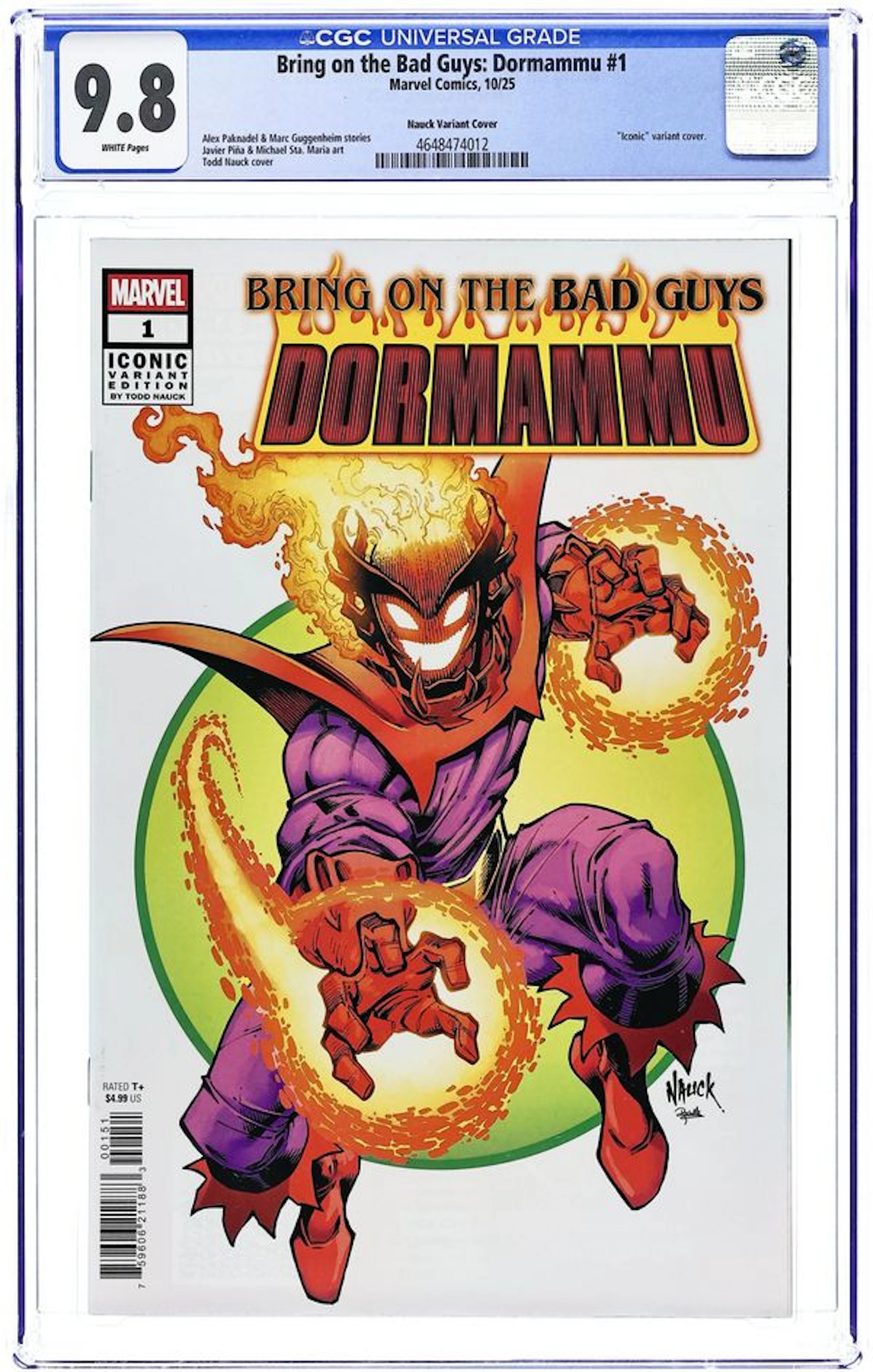 Bring on the Bad Guys Dormammu (2025 Marvel) 1E CGC 9.8