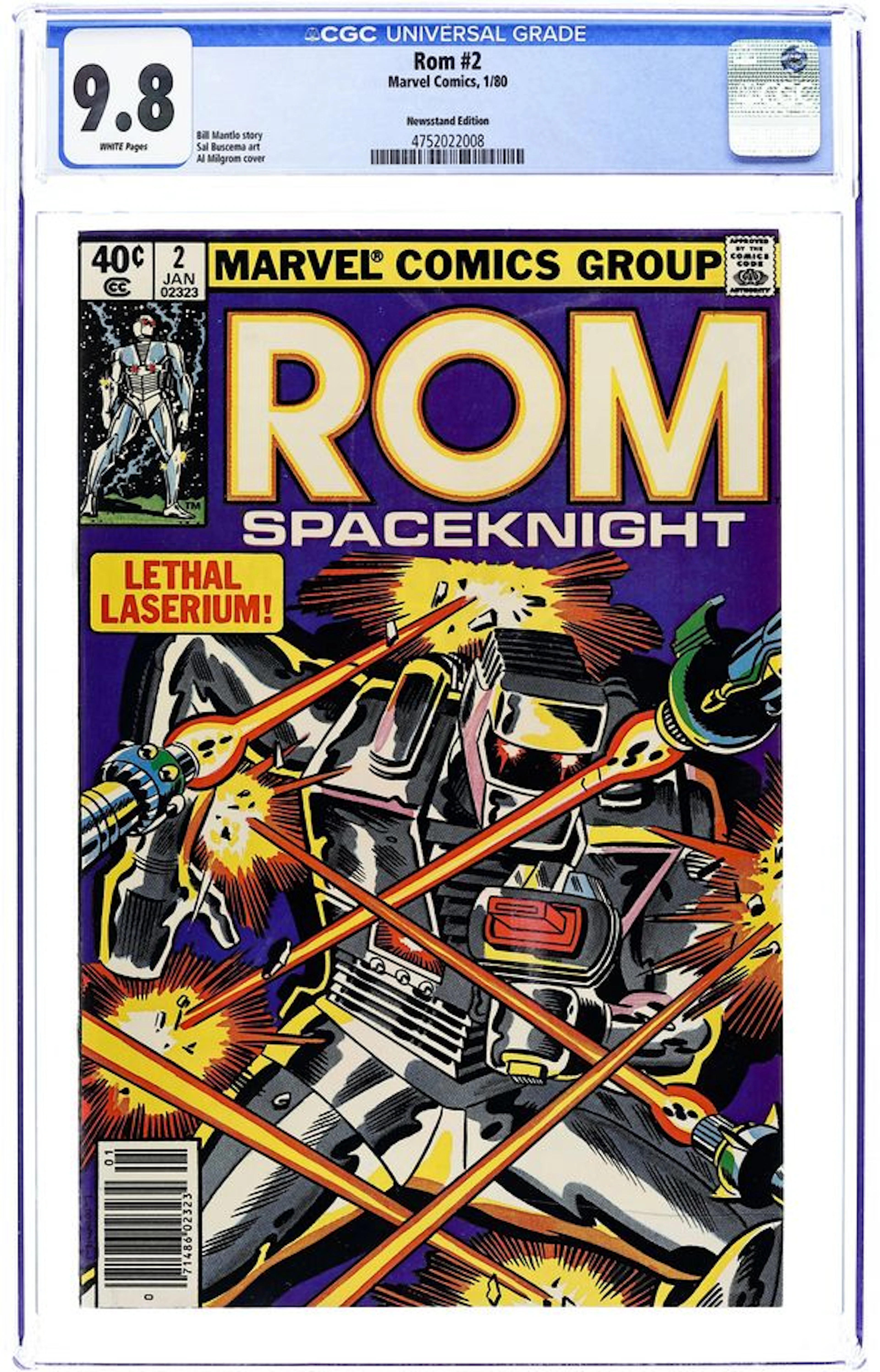 ROM (1979 Marvel) 2N CGC 9.8