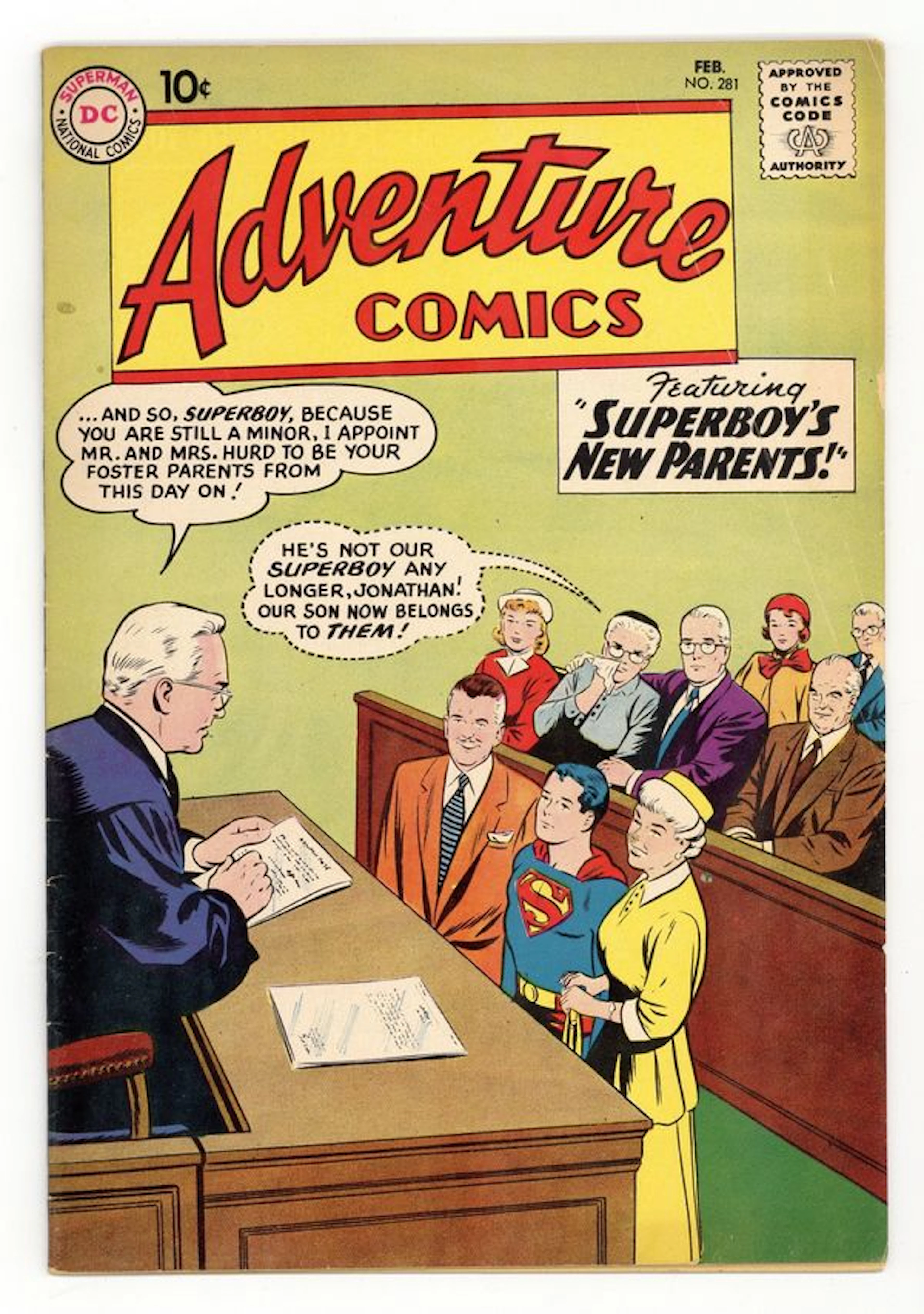 Adventure Comics (1938 1st Series) 281 VG- 3.5