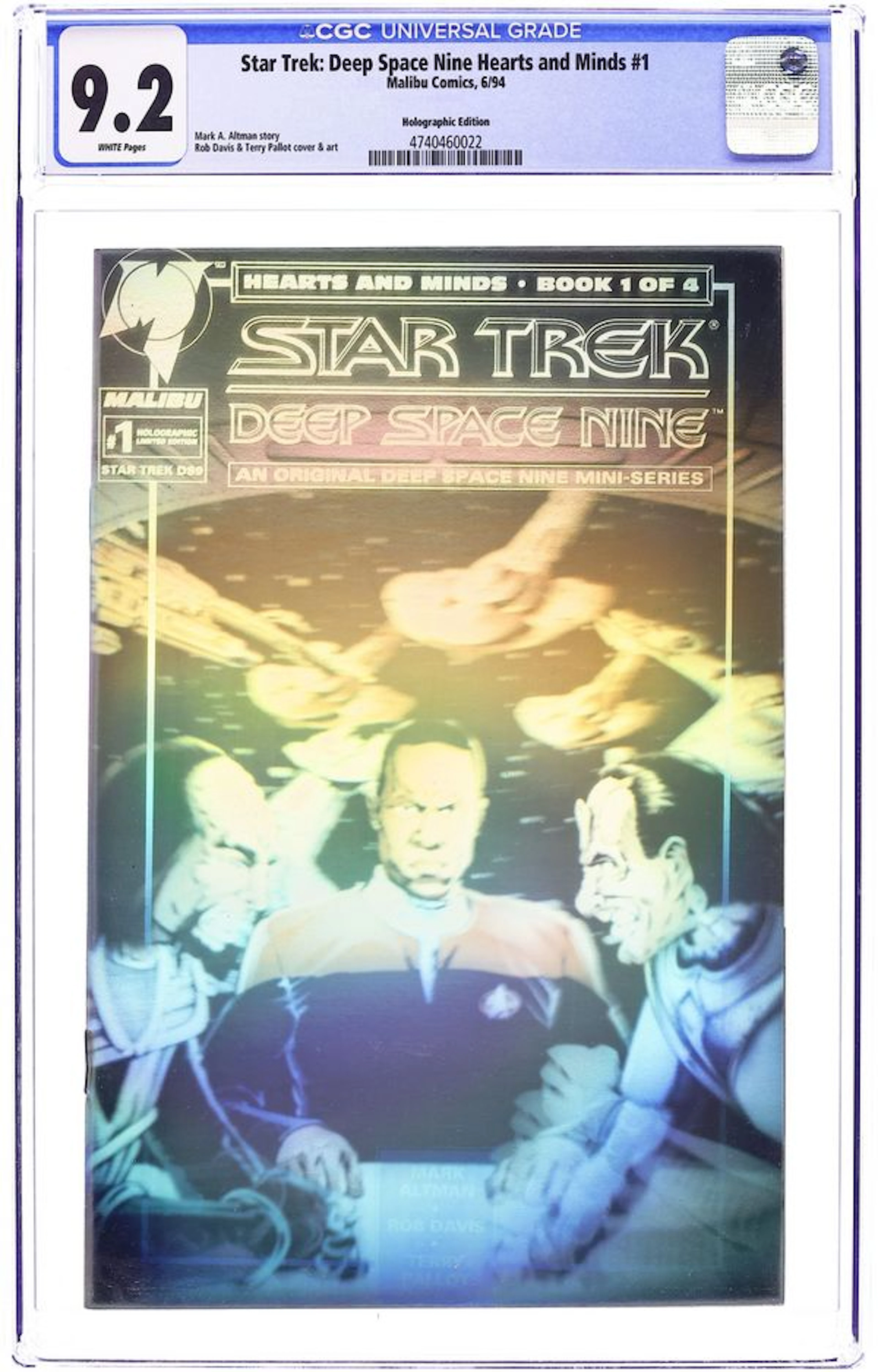 Star Trek Deep Space Nine Hearts and Minds (1994) 1HLE CGC 9.2