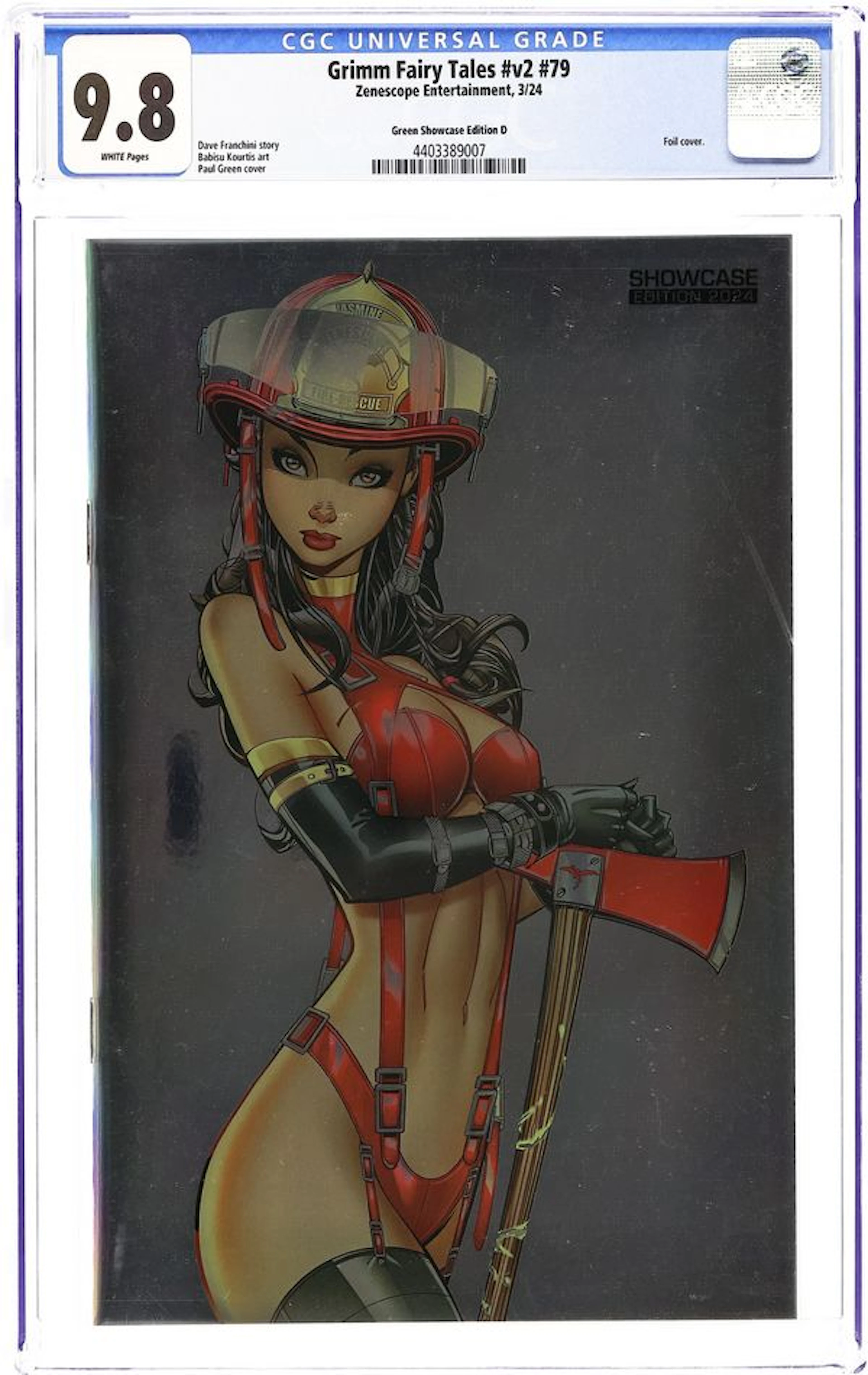 Grimm Fairy Tales (2016 2nd Series) 79SHOWCASE.GREEN.D.FOIL CGC 9.8