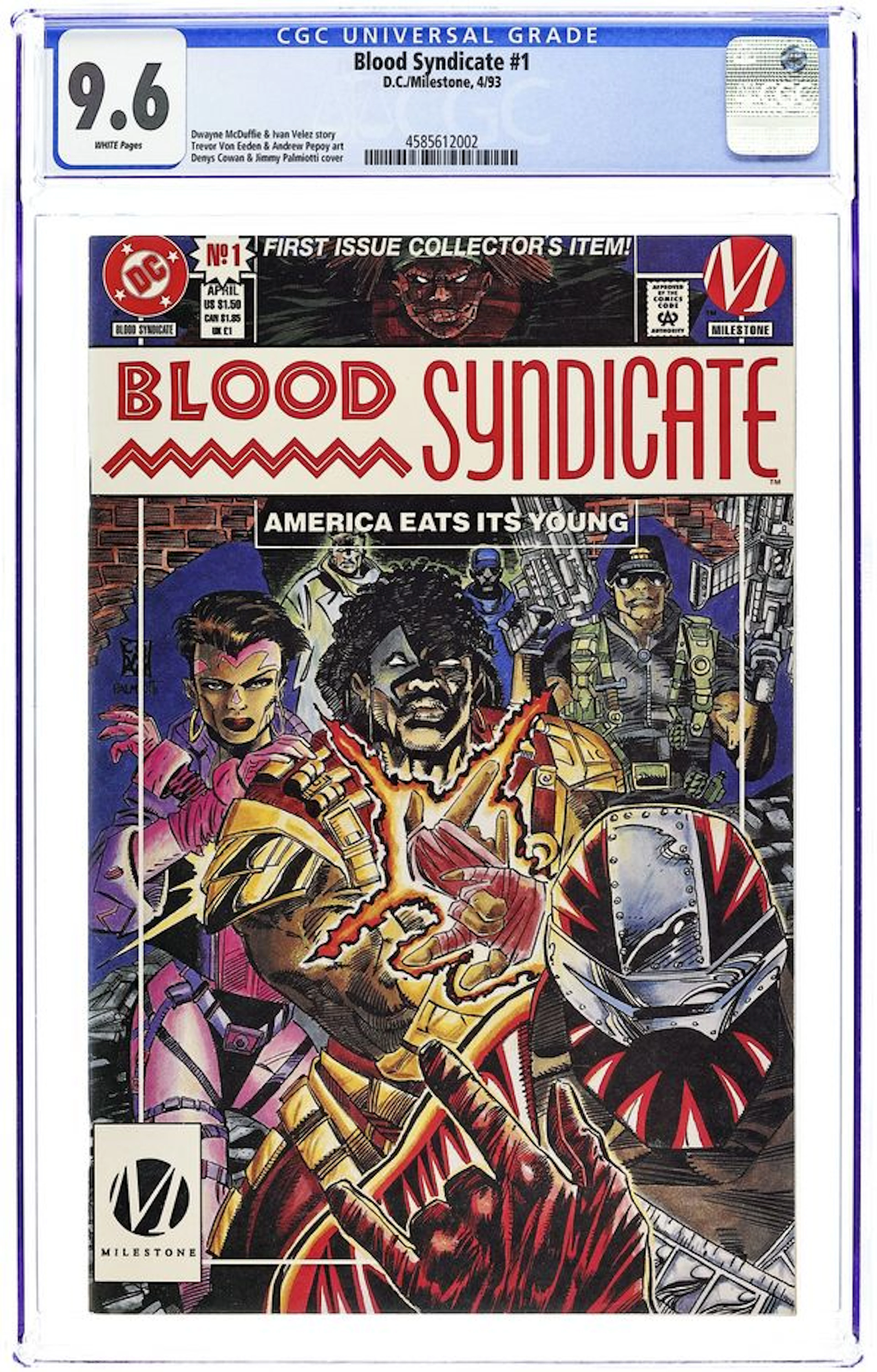 Blood Syndicate (1993 DC) Milestone 1B.D CGC 9.6