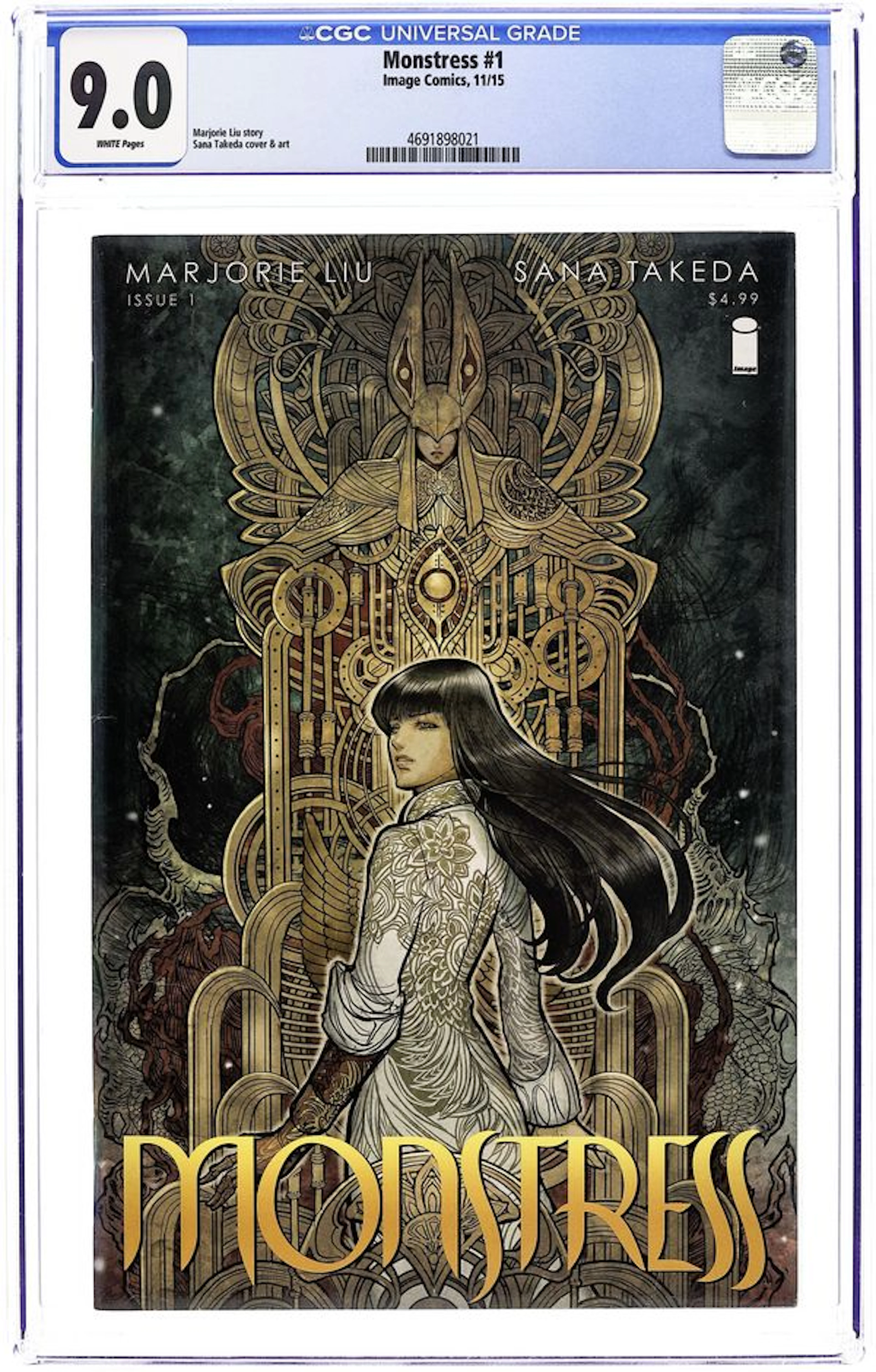 Monstress (2015 Image) 1A CGC 9.0