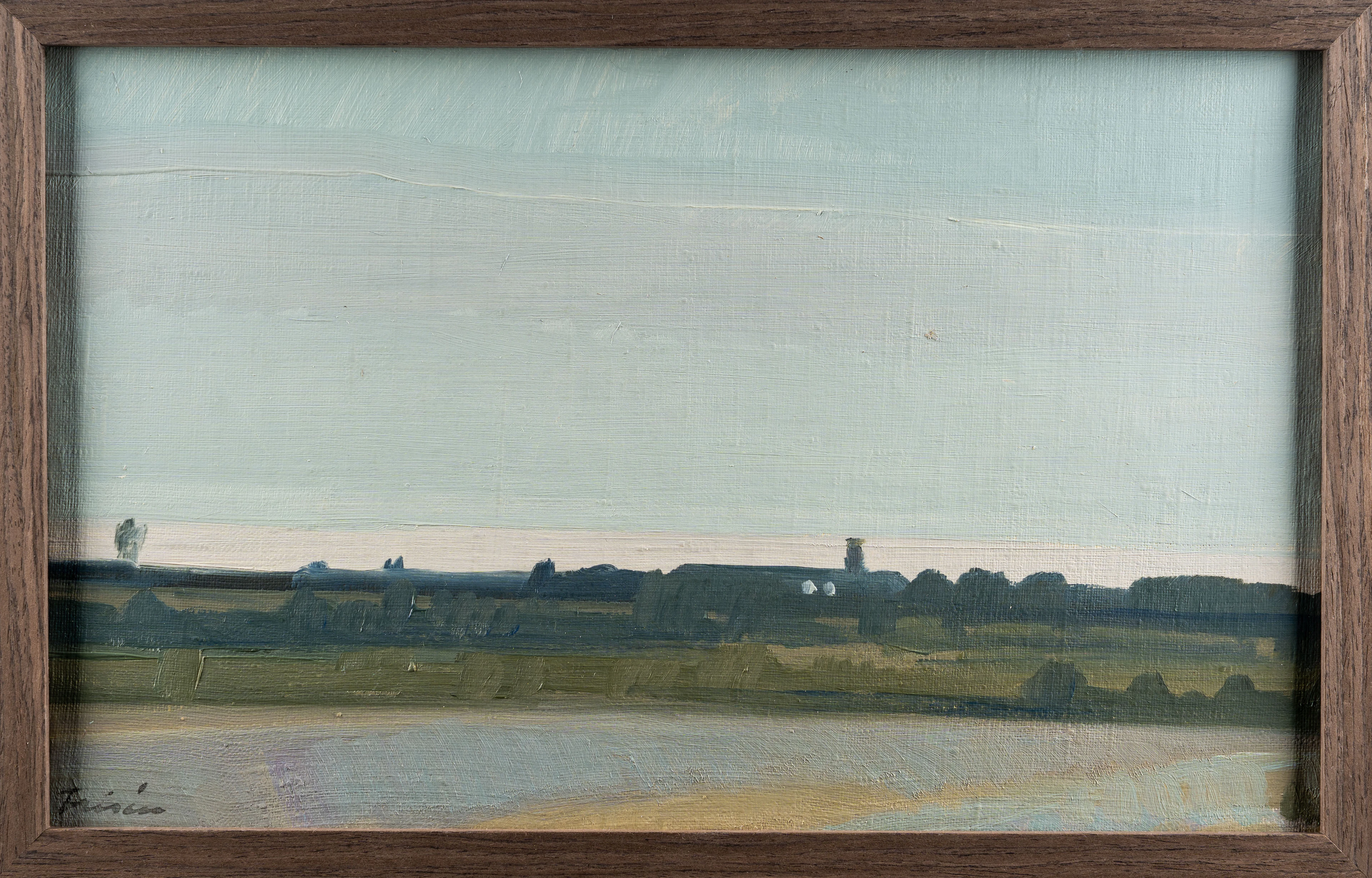 VERA FRISÉN. Olja på duk, Landskap, 1900-tal.