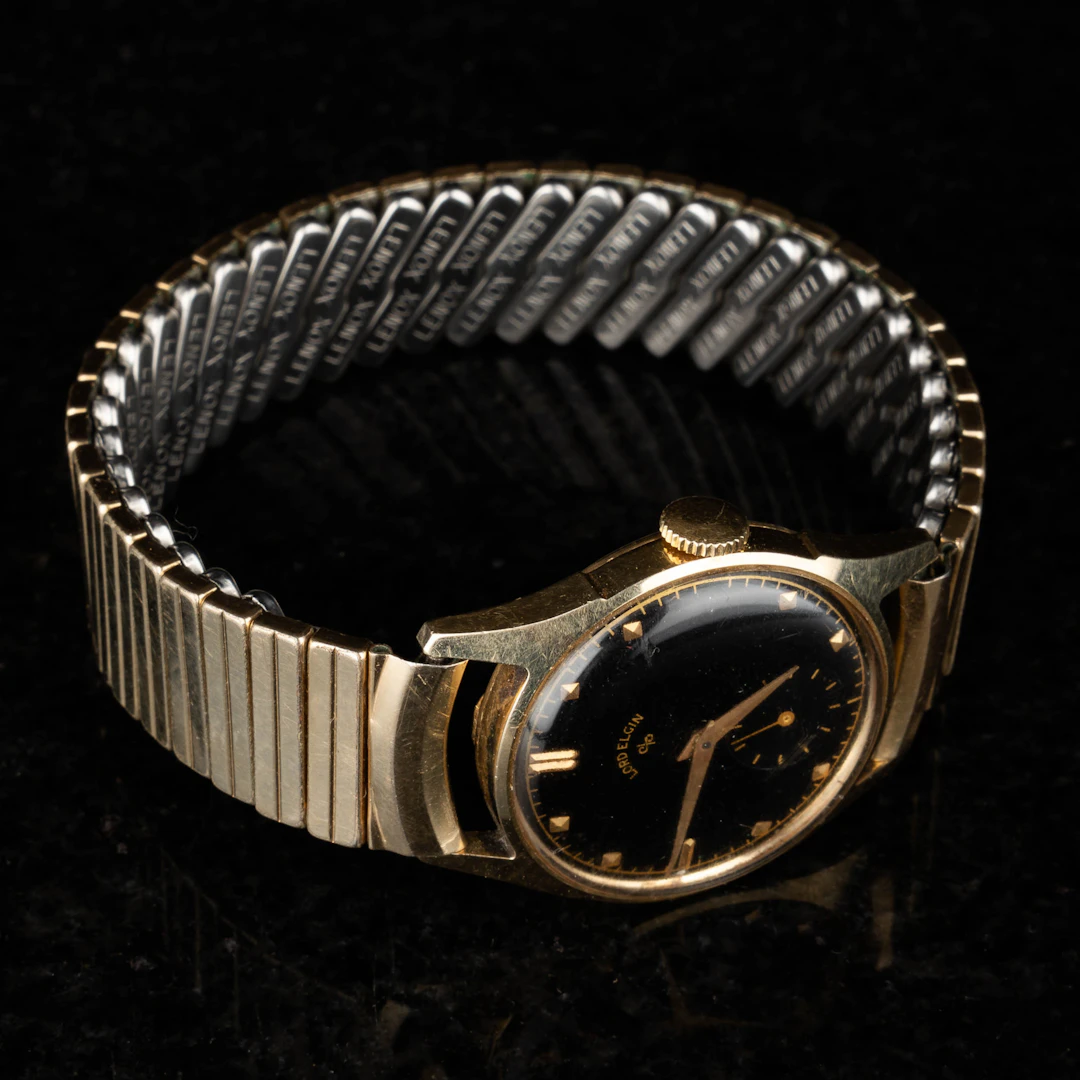 LORD ELGIN. Armbandsur, 14K Guld 1954.