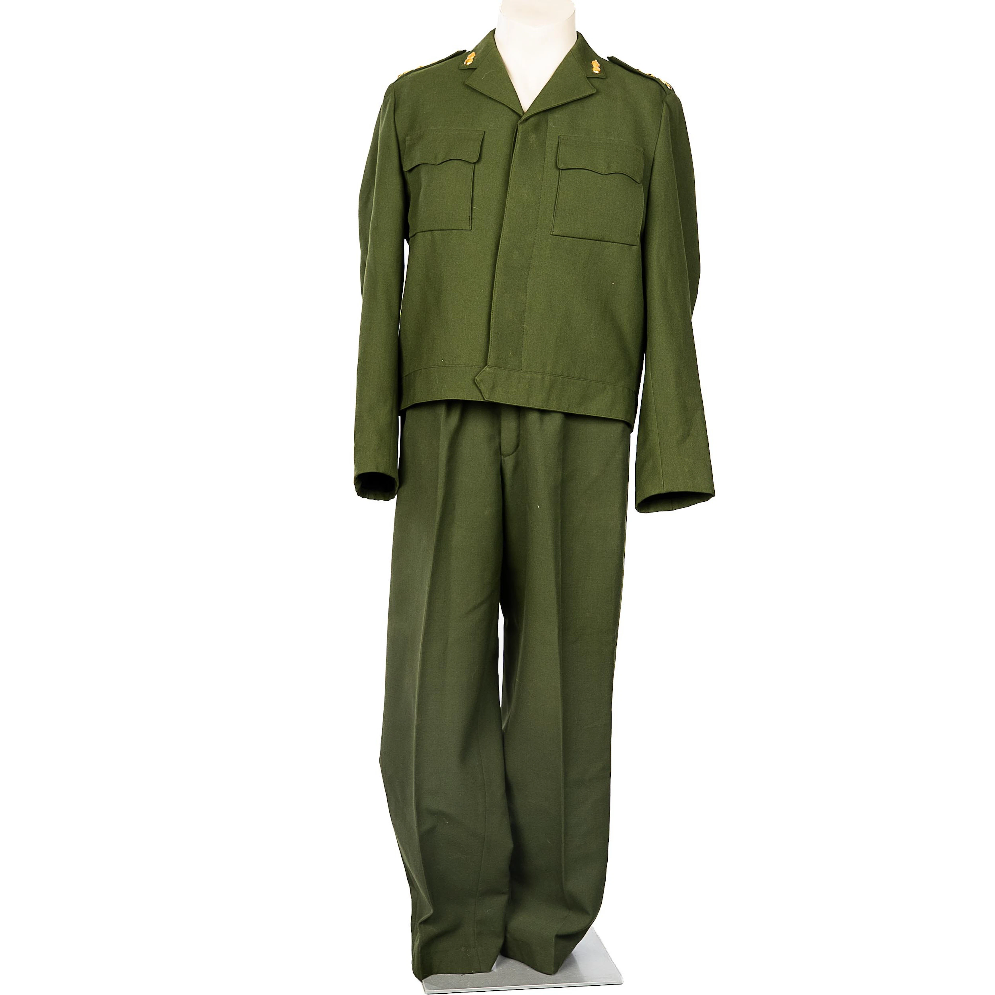 UNIFORM, Byxa & Jacka, M/68, Gotlands Artilleri A7, 2 delar.