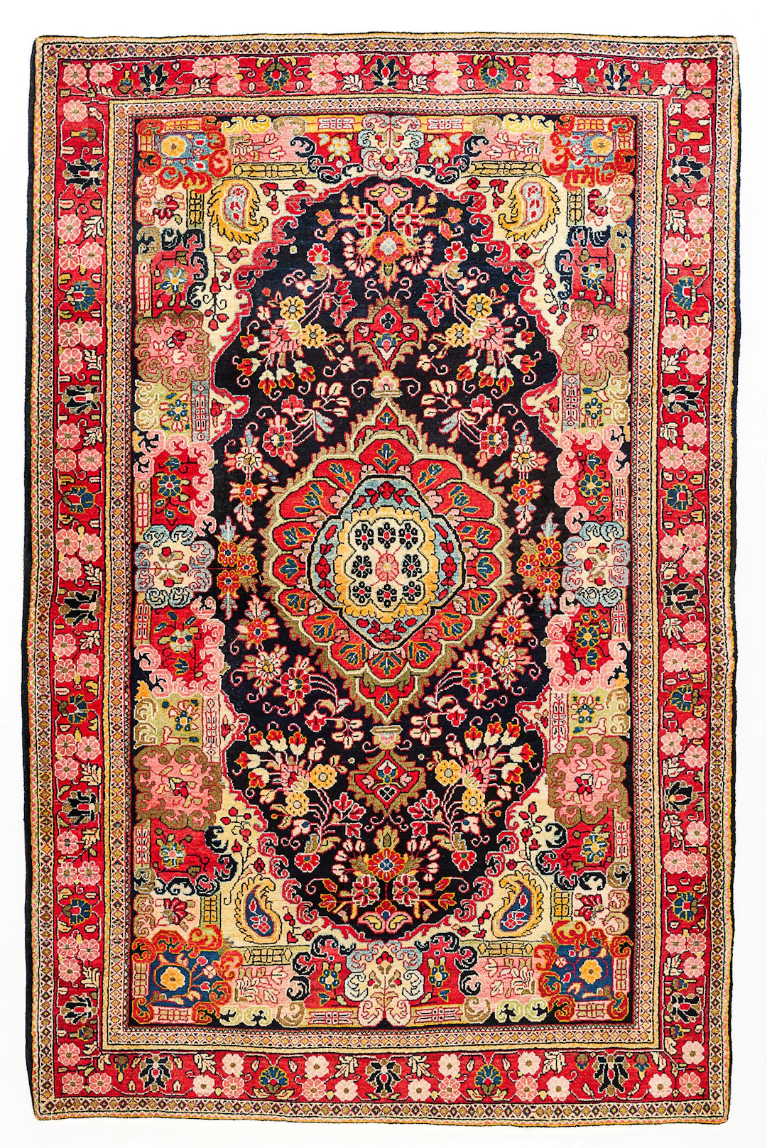Matta, Orientalisk, Sarouk, 205x153 cm, 1900-talets mitt.