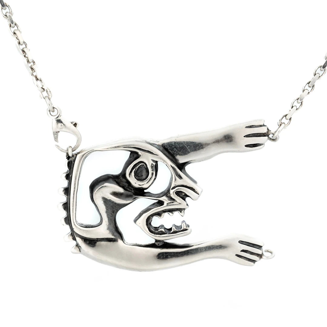 BENGT LINDSTRÖM. Halsband, Silver, Signerad & numrerad: 132/999.