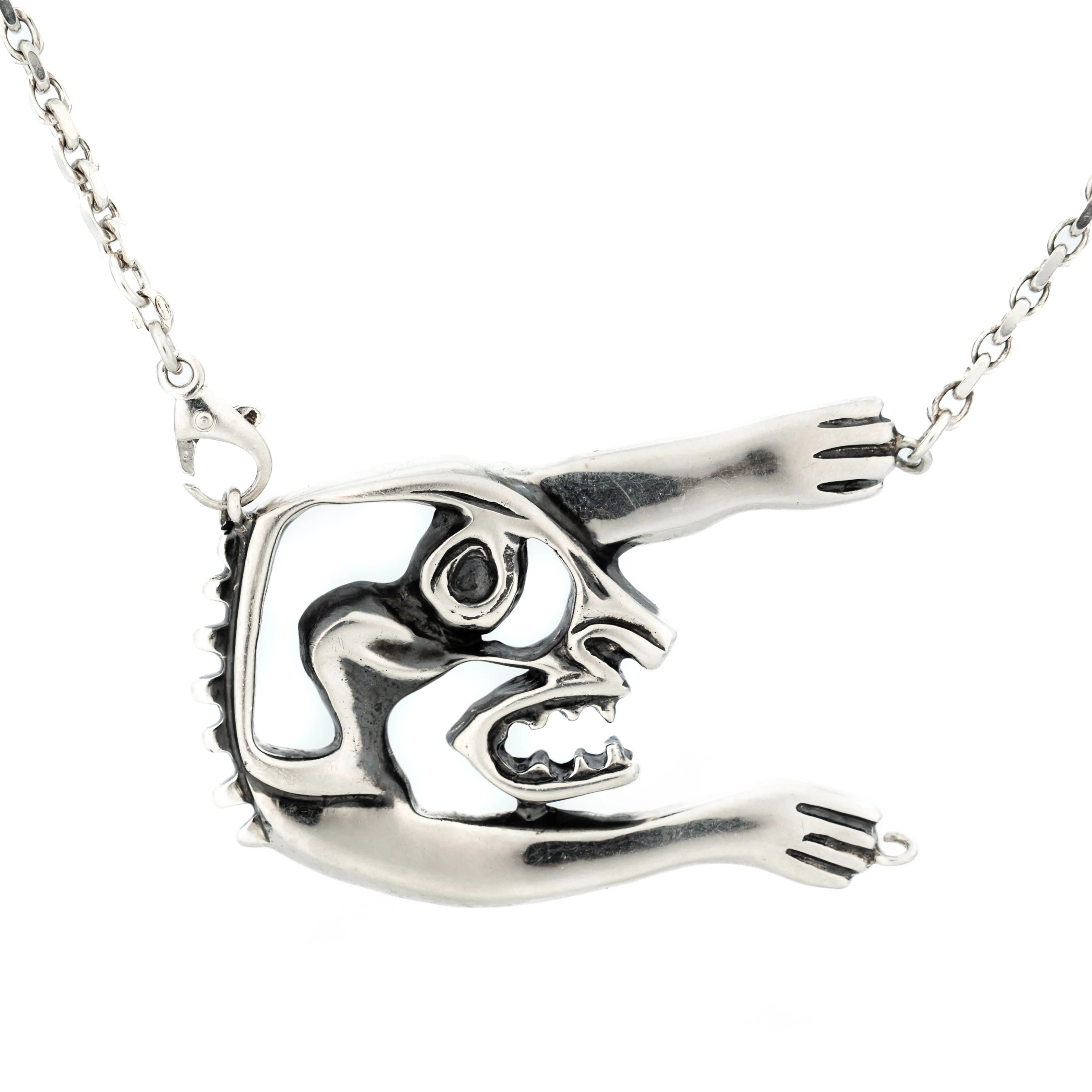 BENGT LINDSTRÖM. Halsband, Silver, Signerad & numrerad: 132/999.
