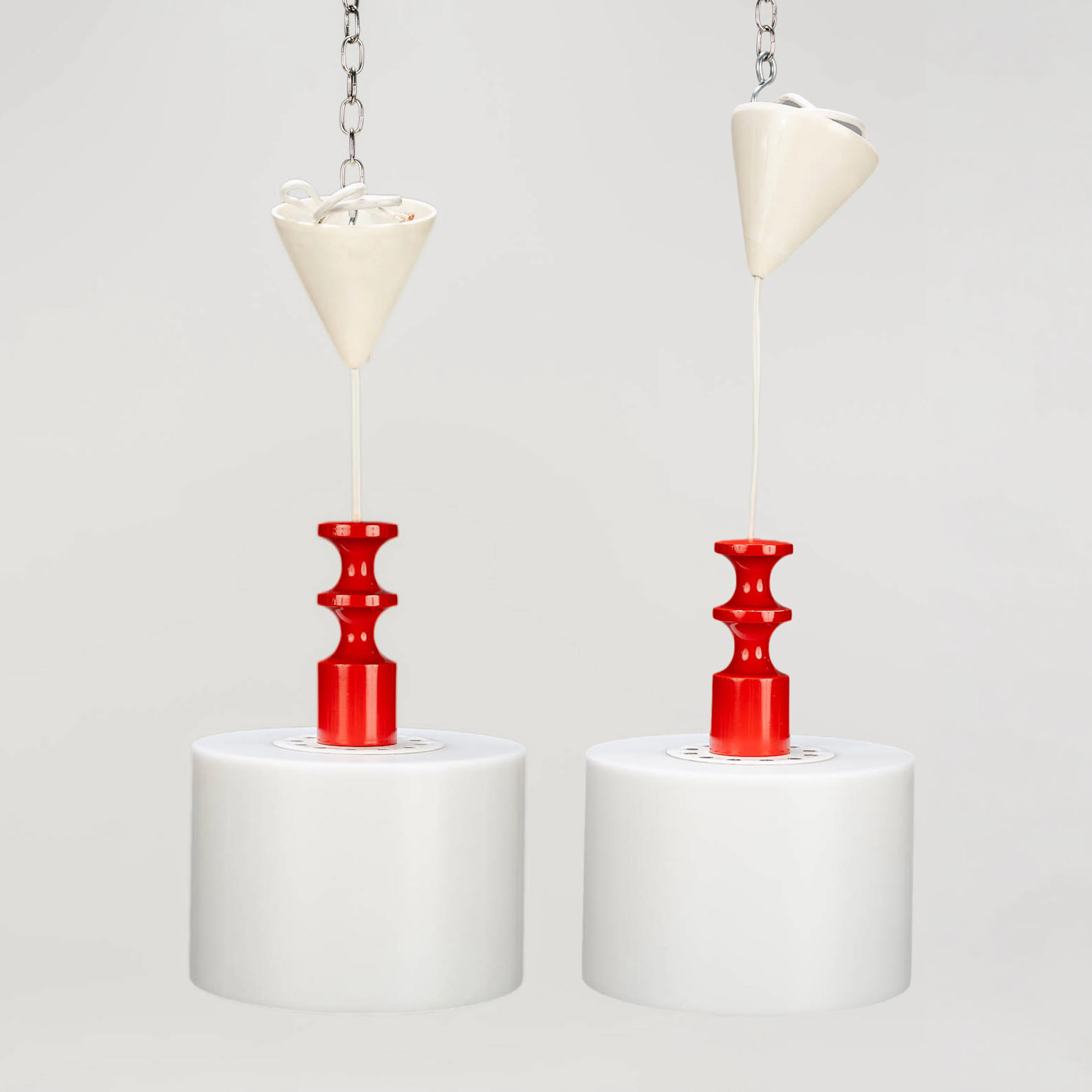 UNO & ÖSTEN KRISTENSSON. Taklampor, ett par, Luxus, 1970-tal.