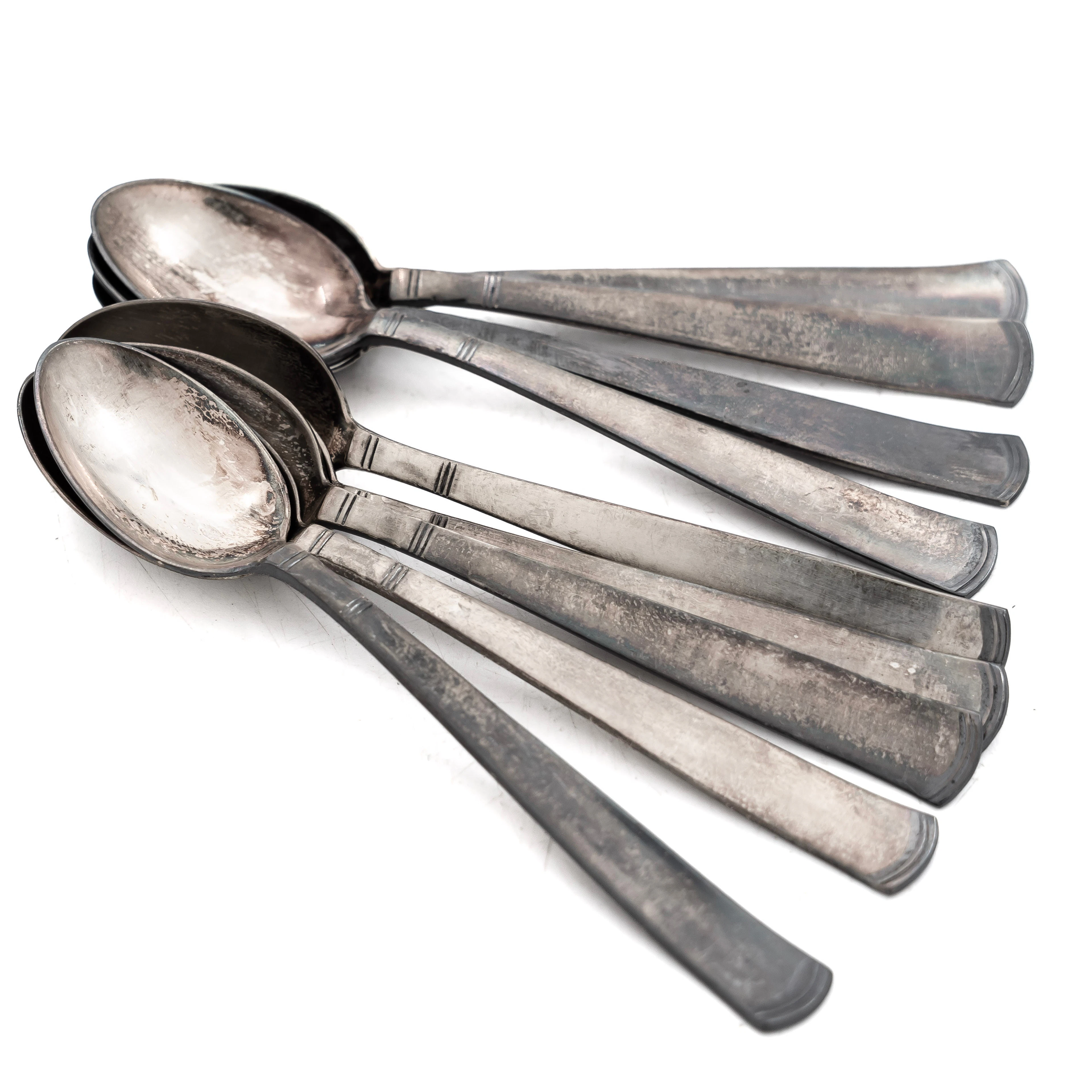 TESKEDAR. Rosenholm Silver 1900-tal (9st).