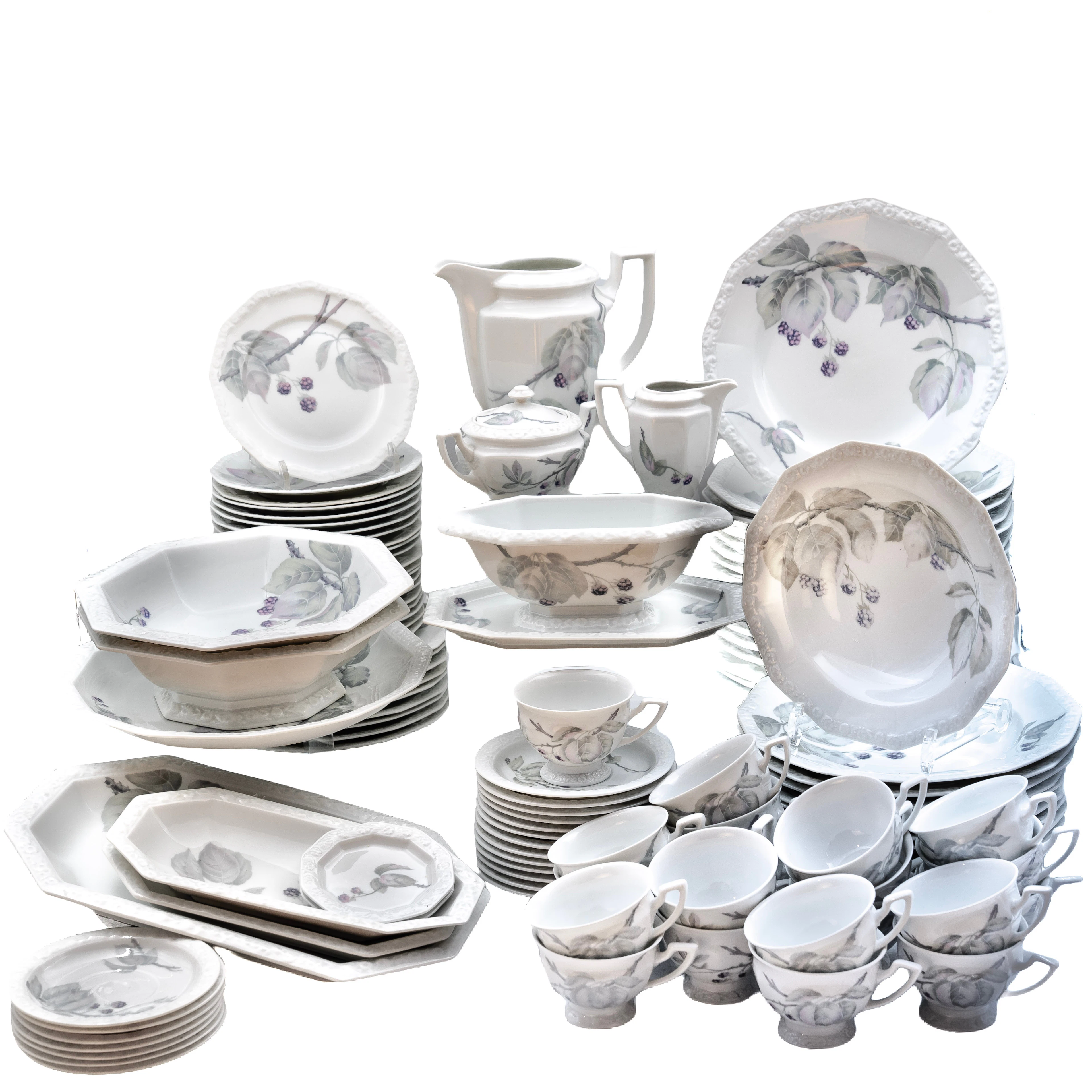 SERVIS, modell "Maria", Rosenthal, Selb-Bavaria, Tyskland, 107 delar.