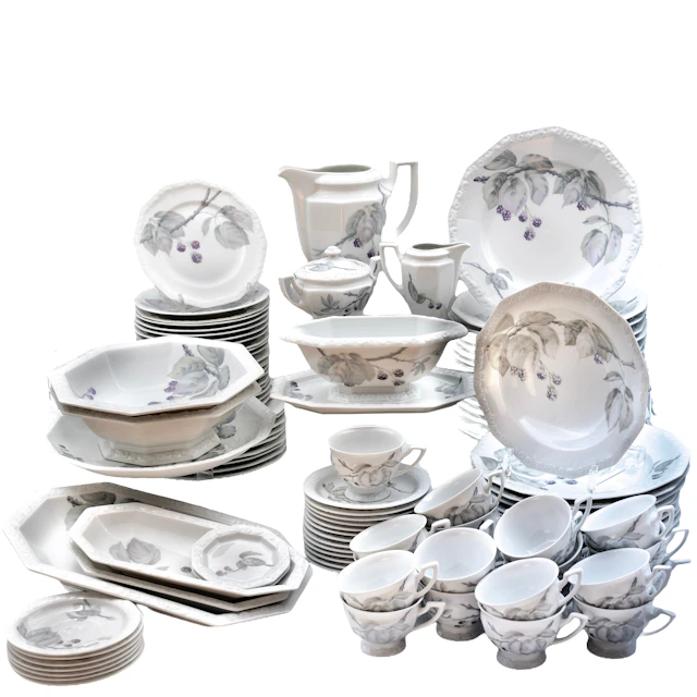 SERVIS, modell "Maria", Rosenthal, Selb-Bavaria, Tyskland, 107 delar.