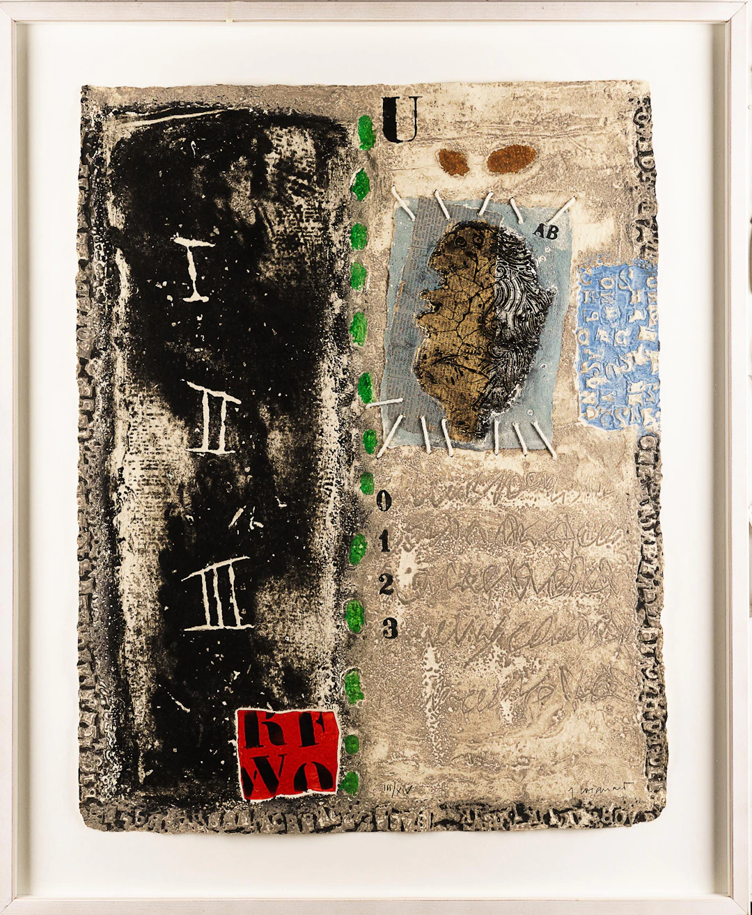 JAMES COIGNARD. Carborundumetsning, signerad, numrerad III/XIV.