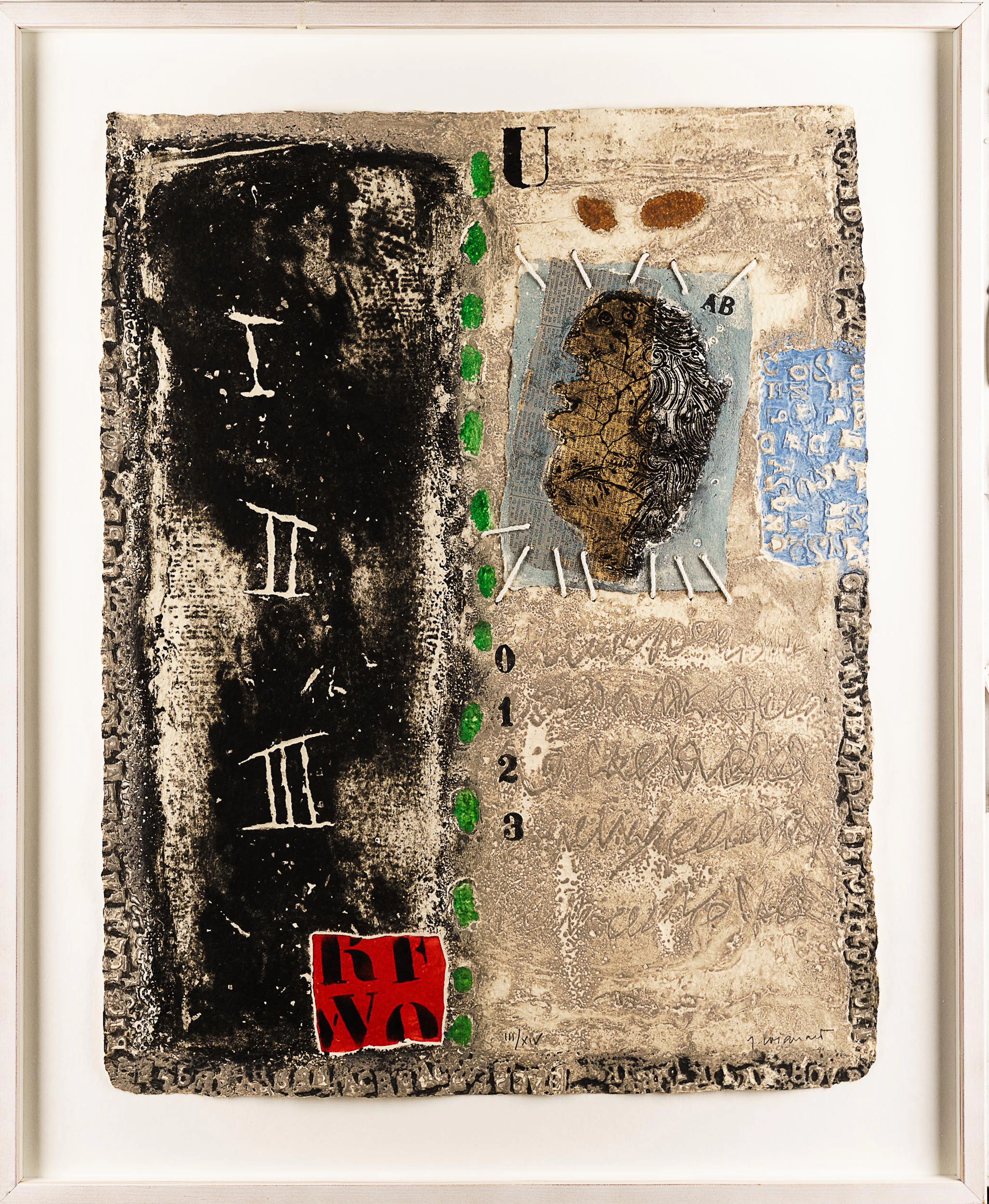 JAMES COIGNARD. Carborundumetsning, signerad, numrerad III/XIV.